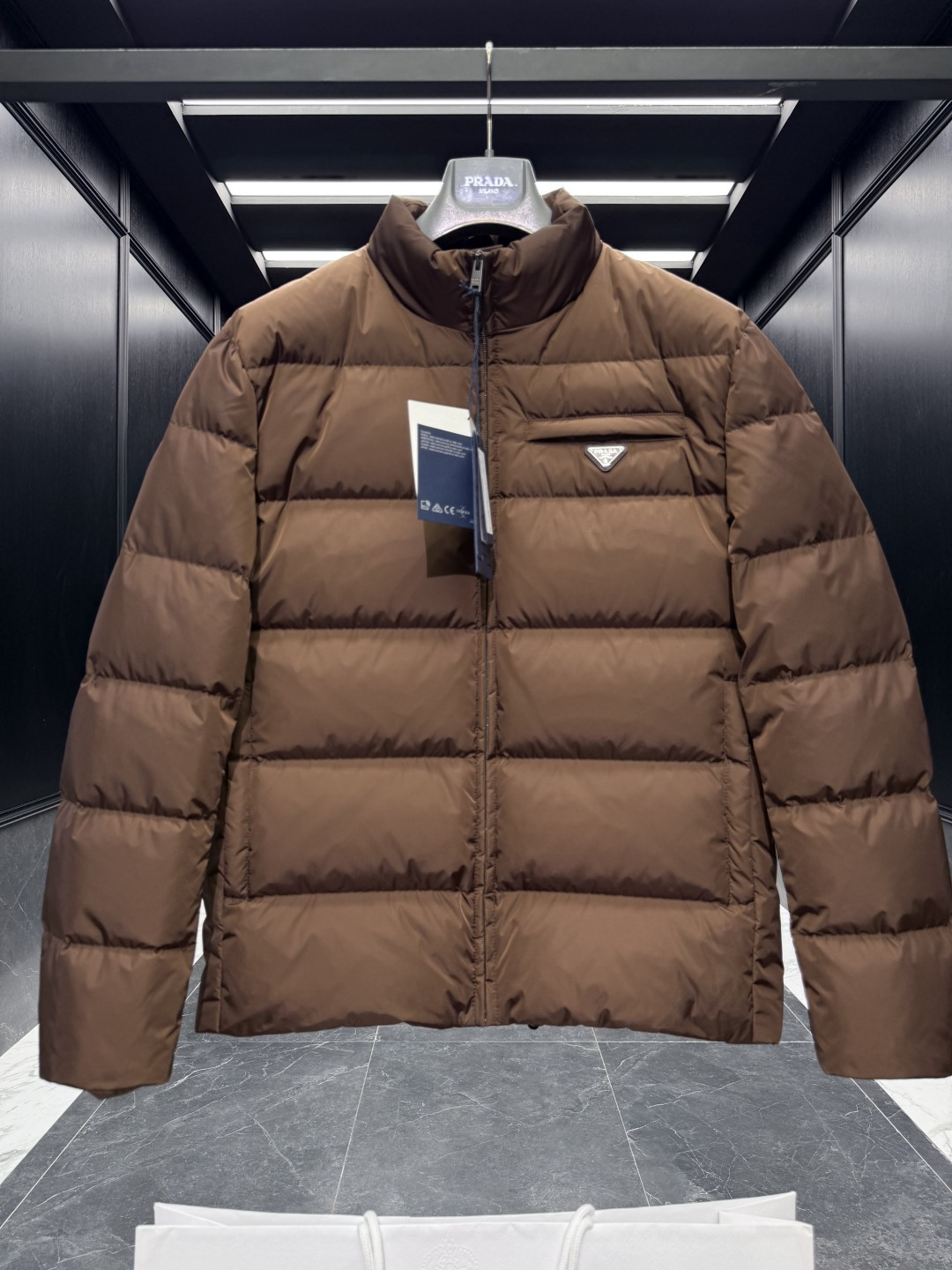 Prada Jacket Goose Down Black S-l