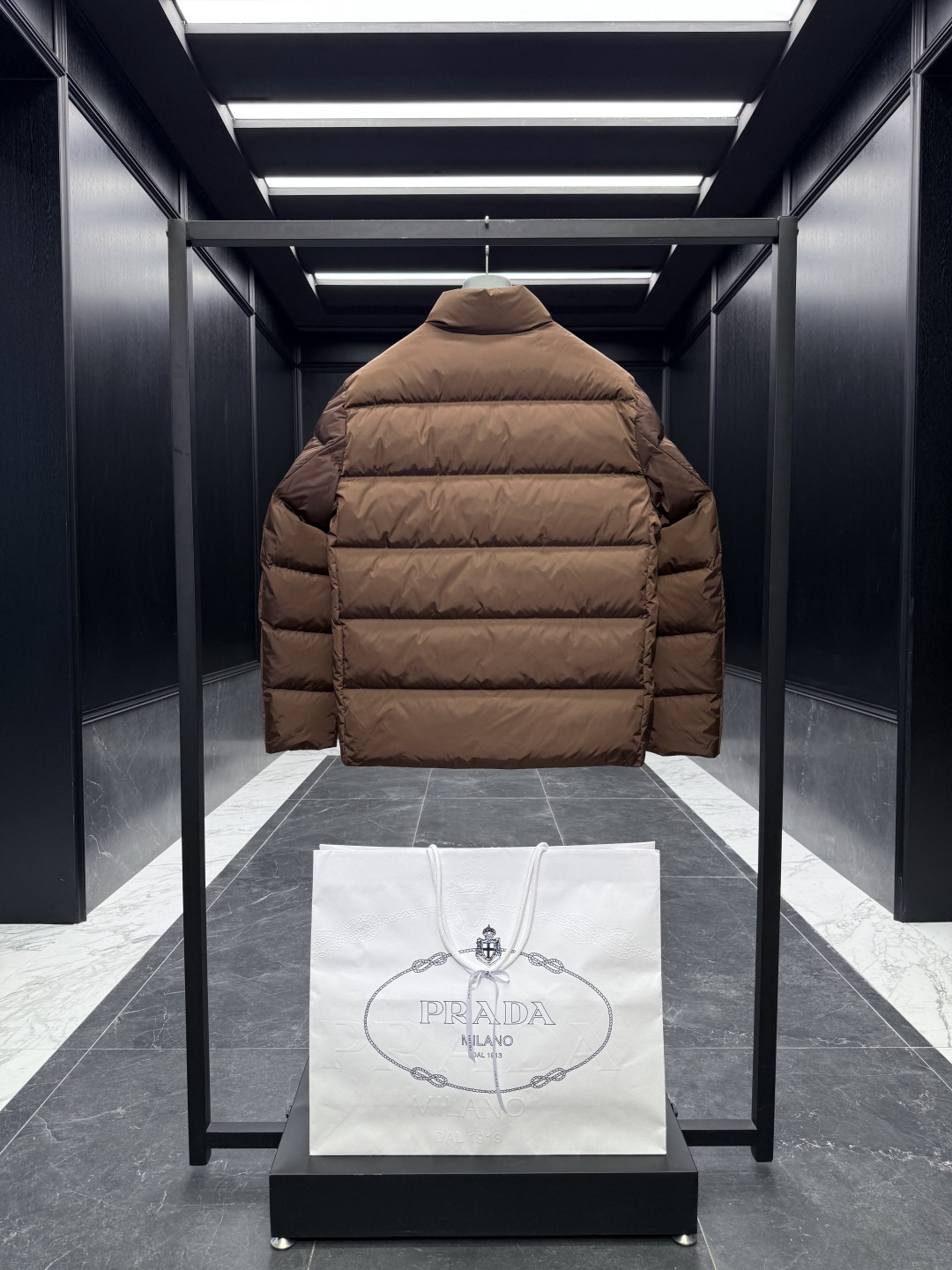 Prada Jacket Goose Down Black S-l