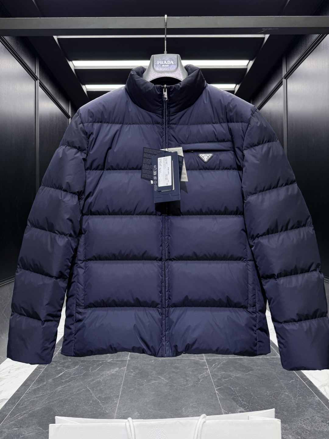 Prada Jacket Goose Down Black S-l