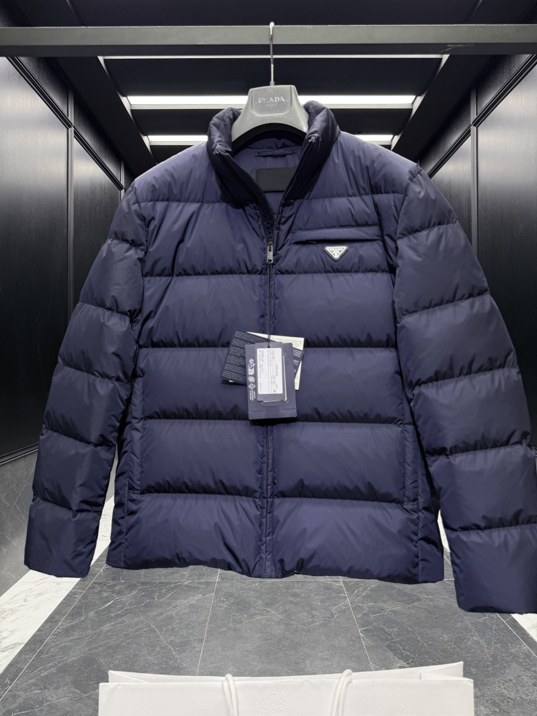 Prada Jacket Goose Down Black S-l