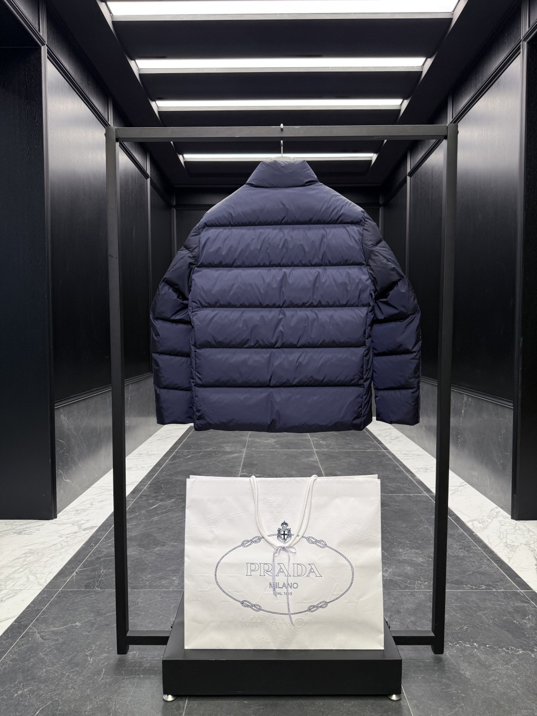 Prada Jacket Goose Down Black S-l
