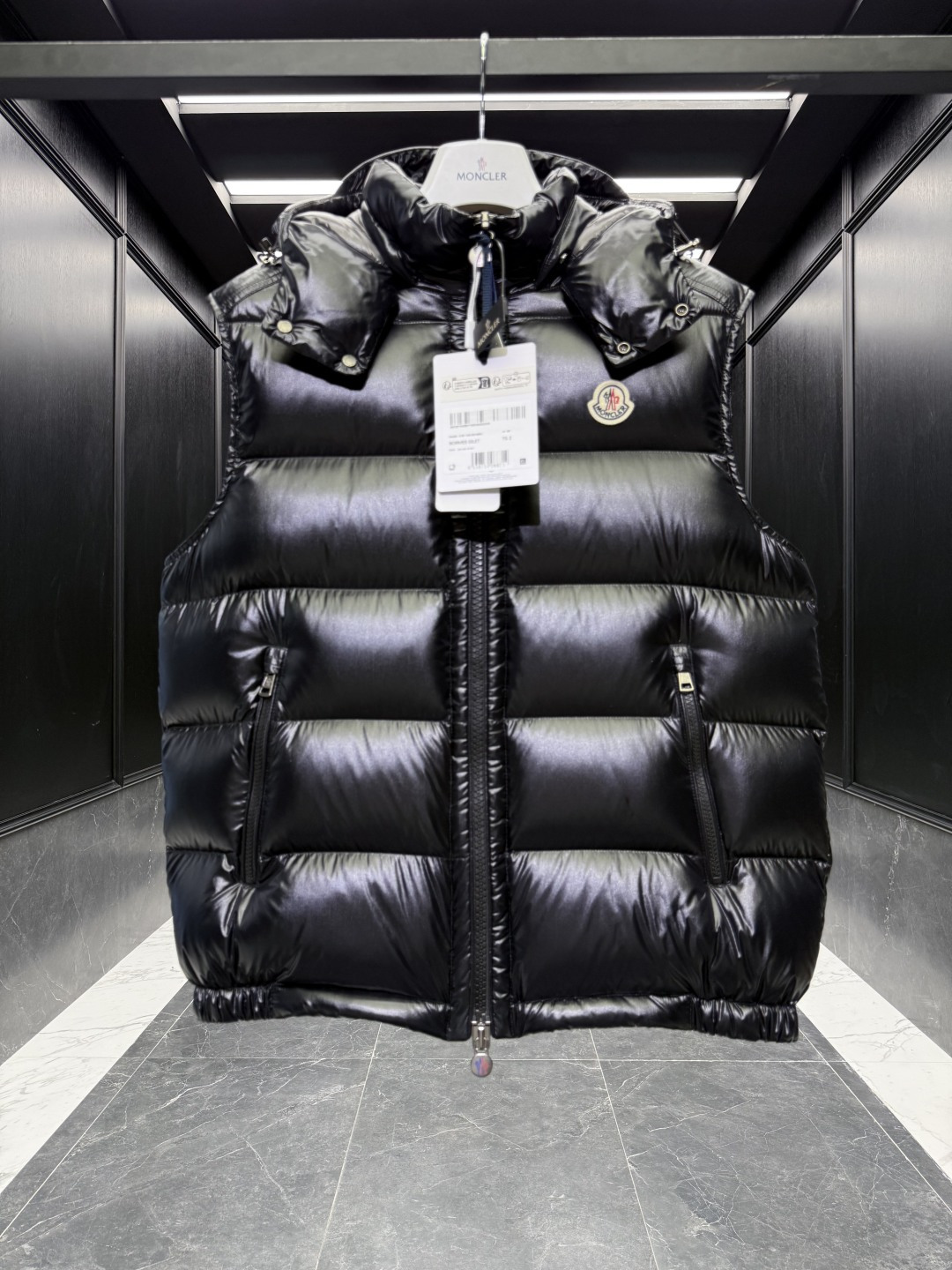 Moncler Male Down Vest Hooded S-m-l