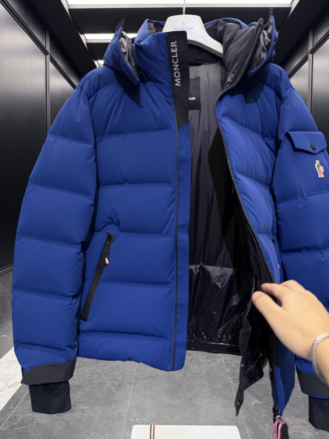 Moncler Male Jacket Knitted Black S-m-l