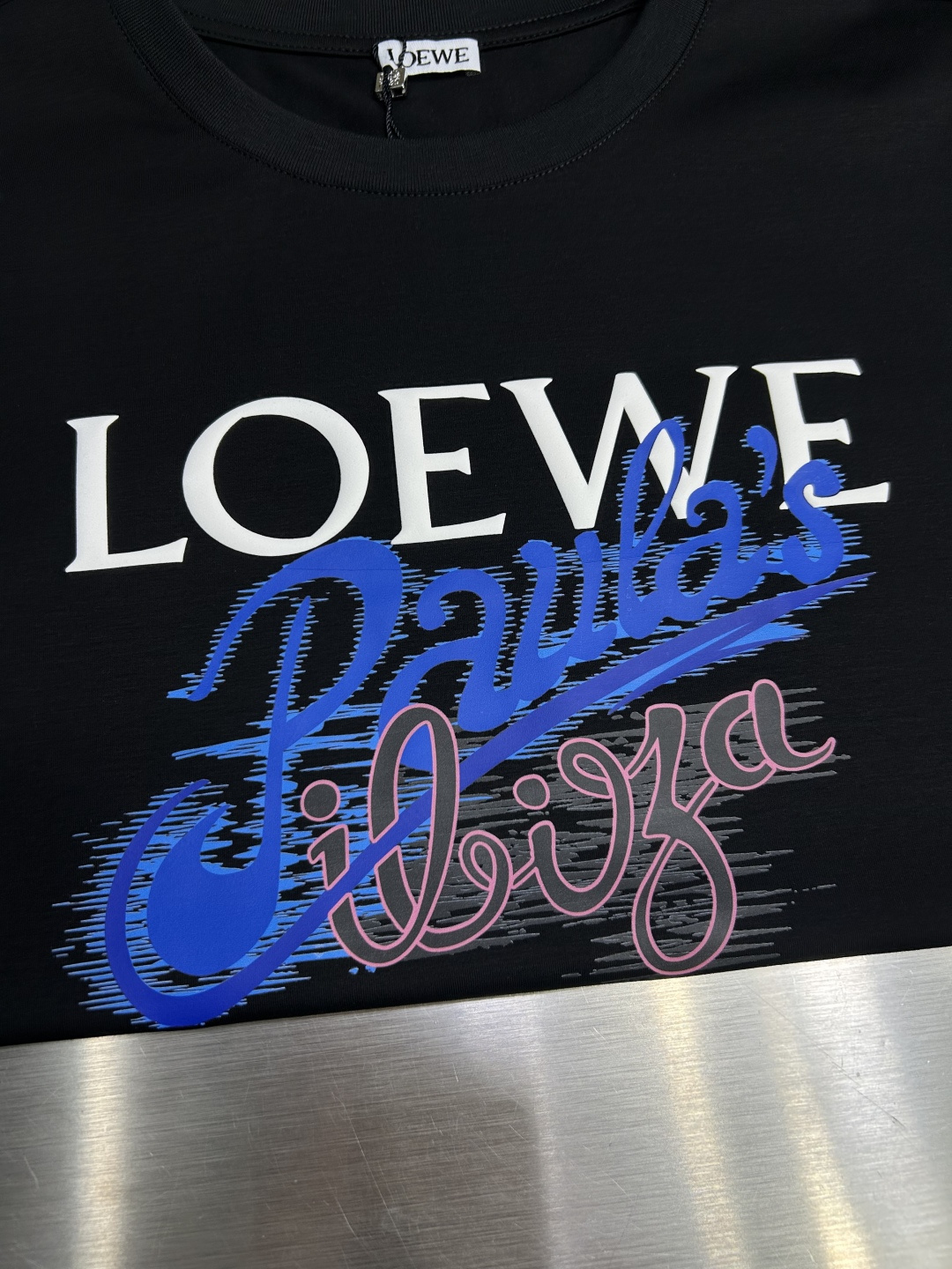Loewe Basic Clothing Cotton Black Printed S-l-xl