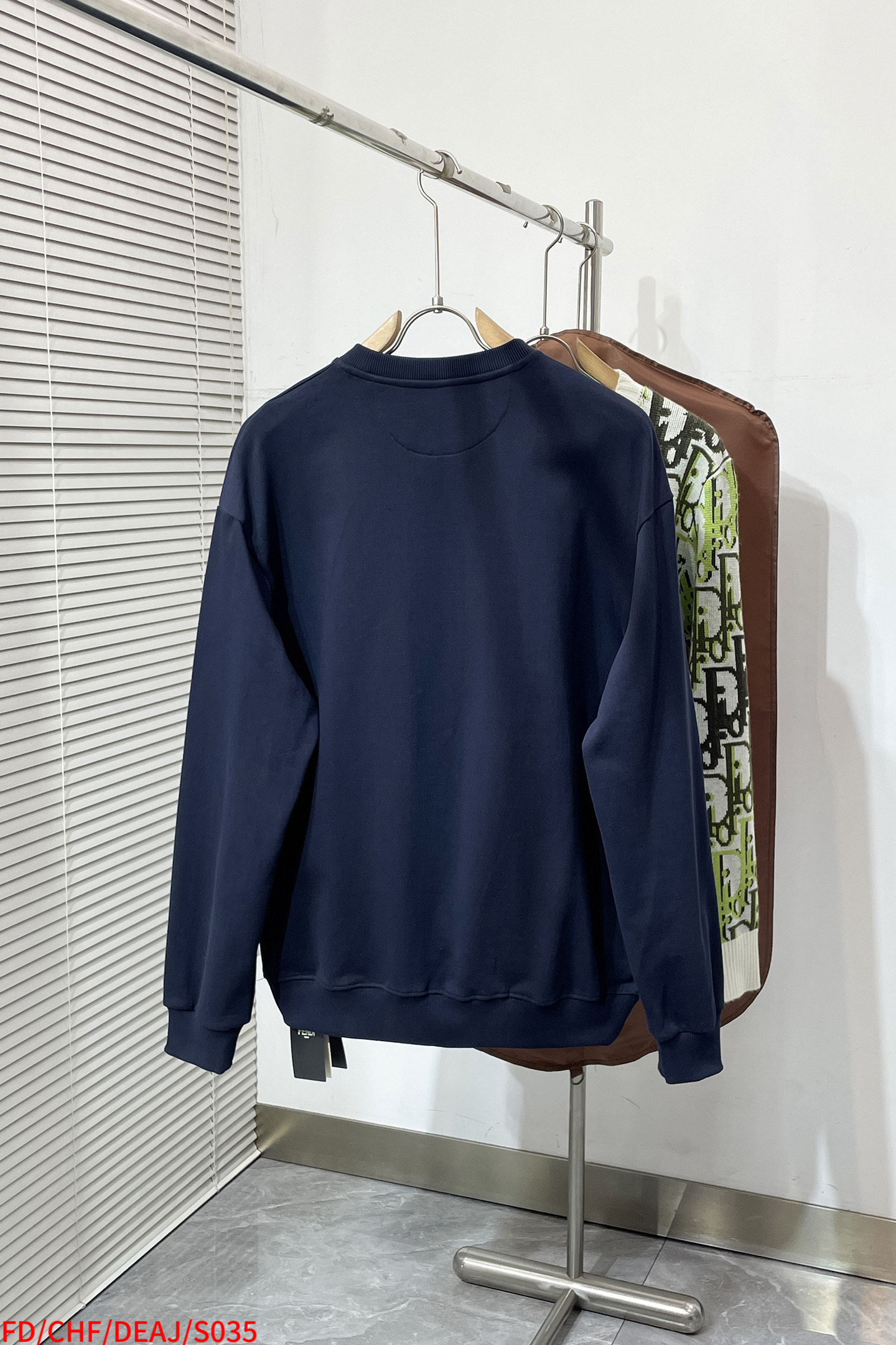 Fendi Hoodie Cotton Blue Printed S-m-l-xl