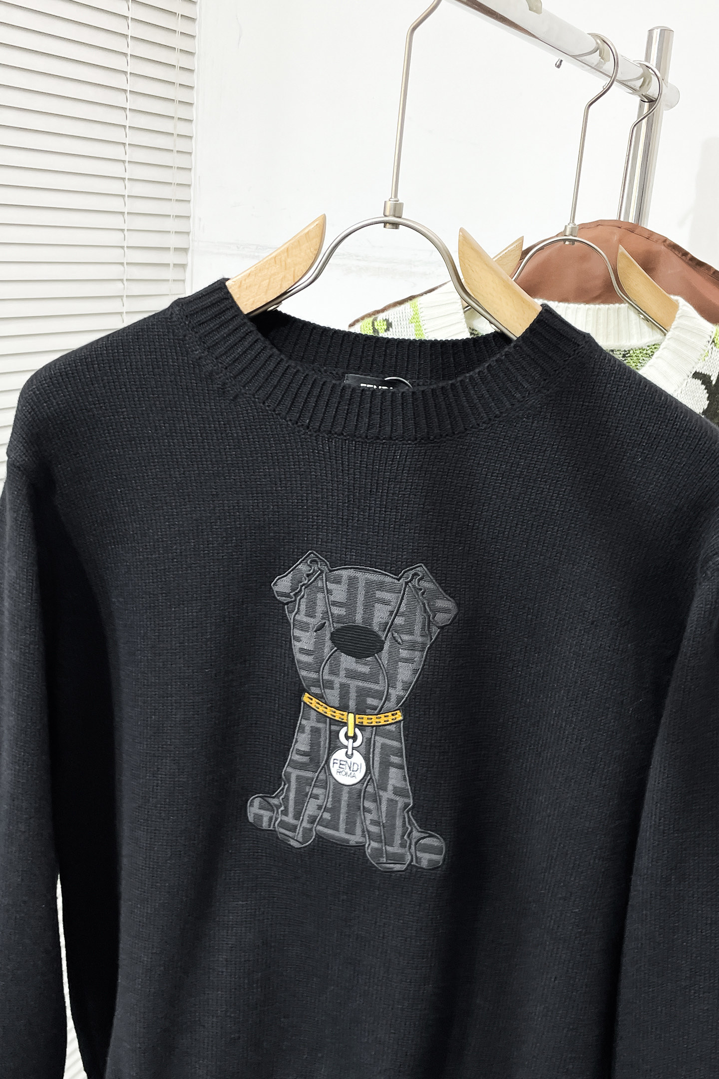 Fendi Couple Basic Clothing Cotton Black S-m-l-xl