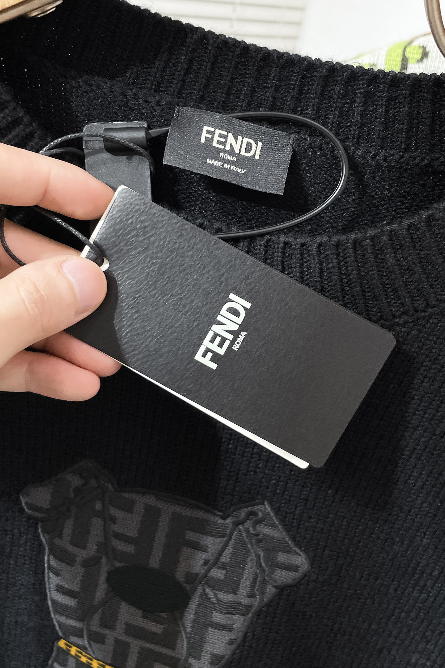 Fendi Couple Basic Clothing Cotton Black S-m-l-xl