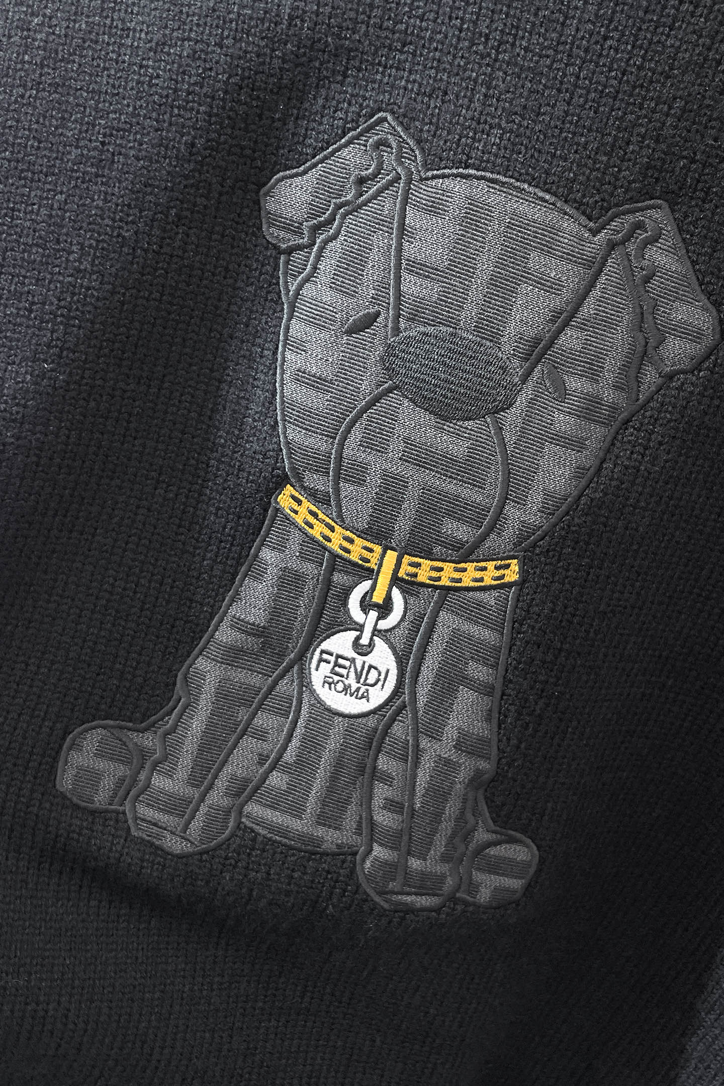 Fendi Couple Basic Clothing Cotton Black S-m-l-xl