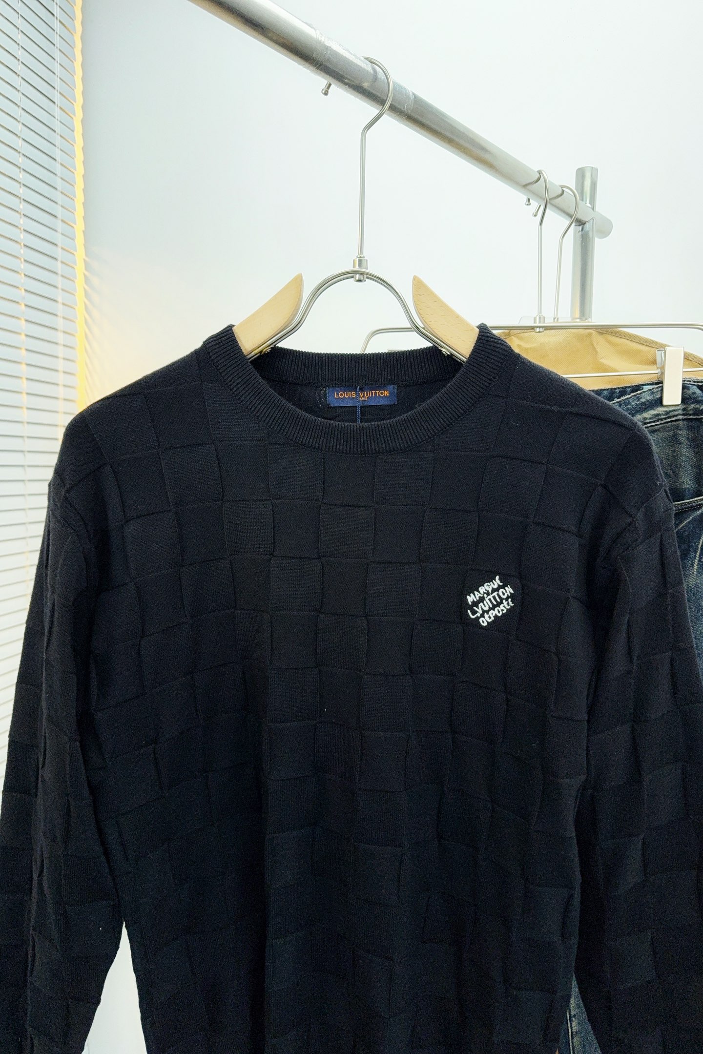 Louis Vuitton Couple Basic Clothing Wool Loose Fit S-l-xl