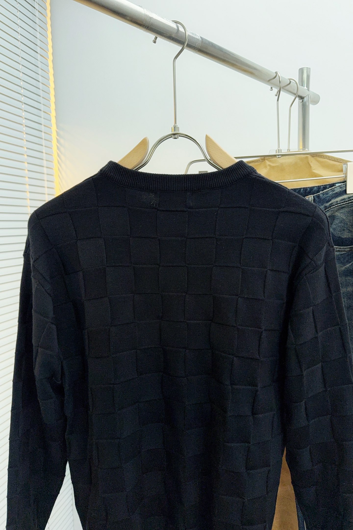 Louis Vuitton Couple Basic Clothing Wool Loose Fit S-l-xl