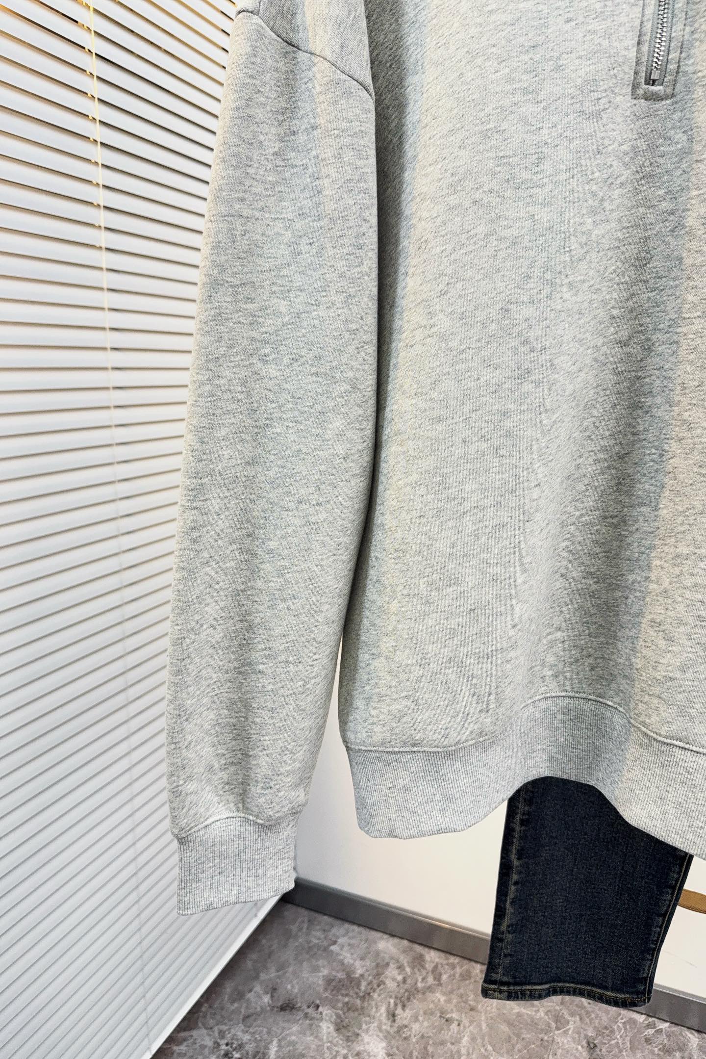 Dior Hoodie Cotton Gray S-m-l-xl