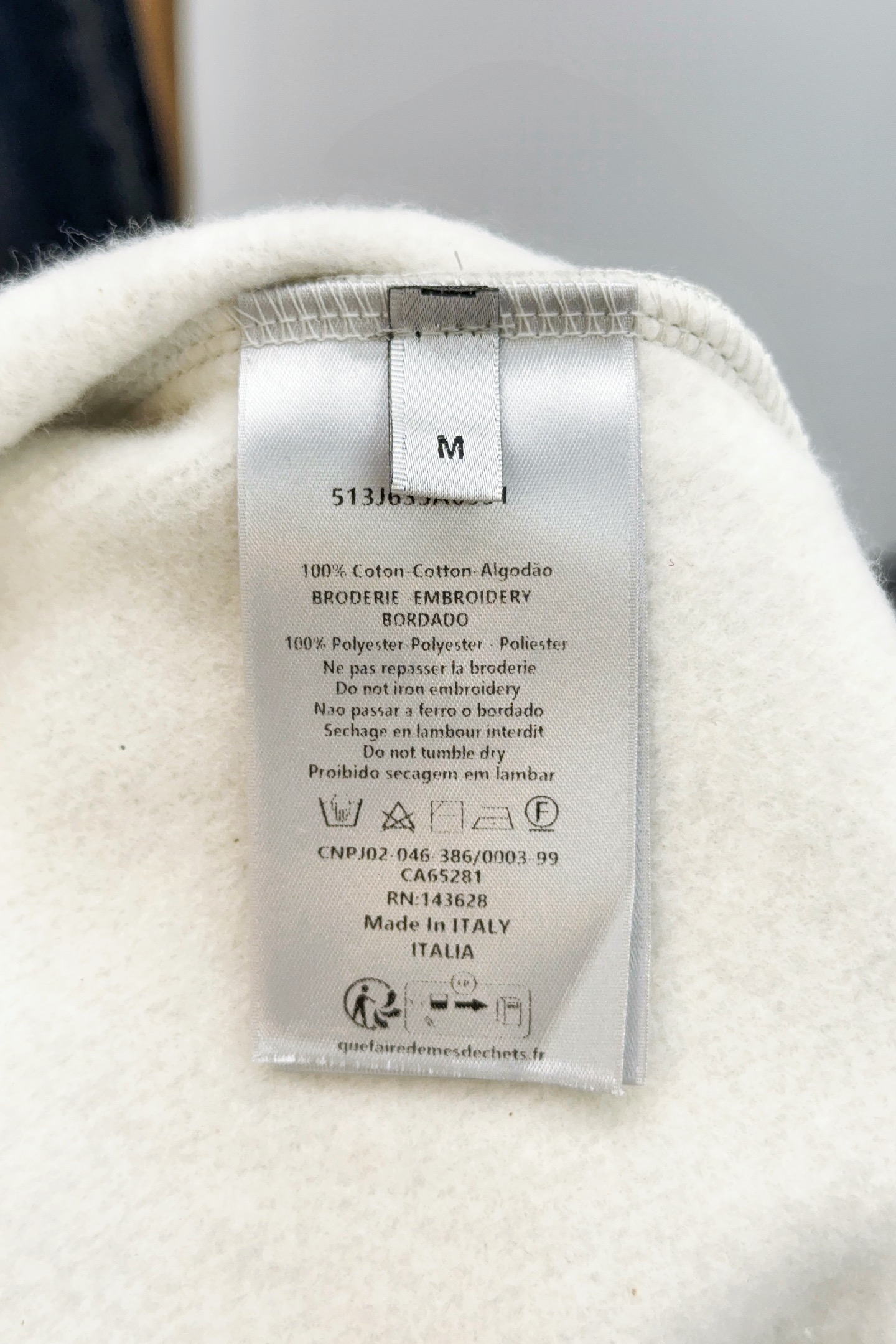Dior Hoodie Cotton Gray S-m-l-xl