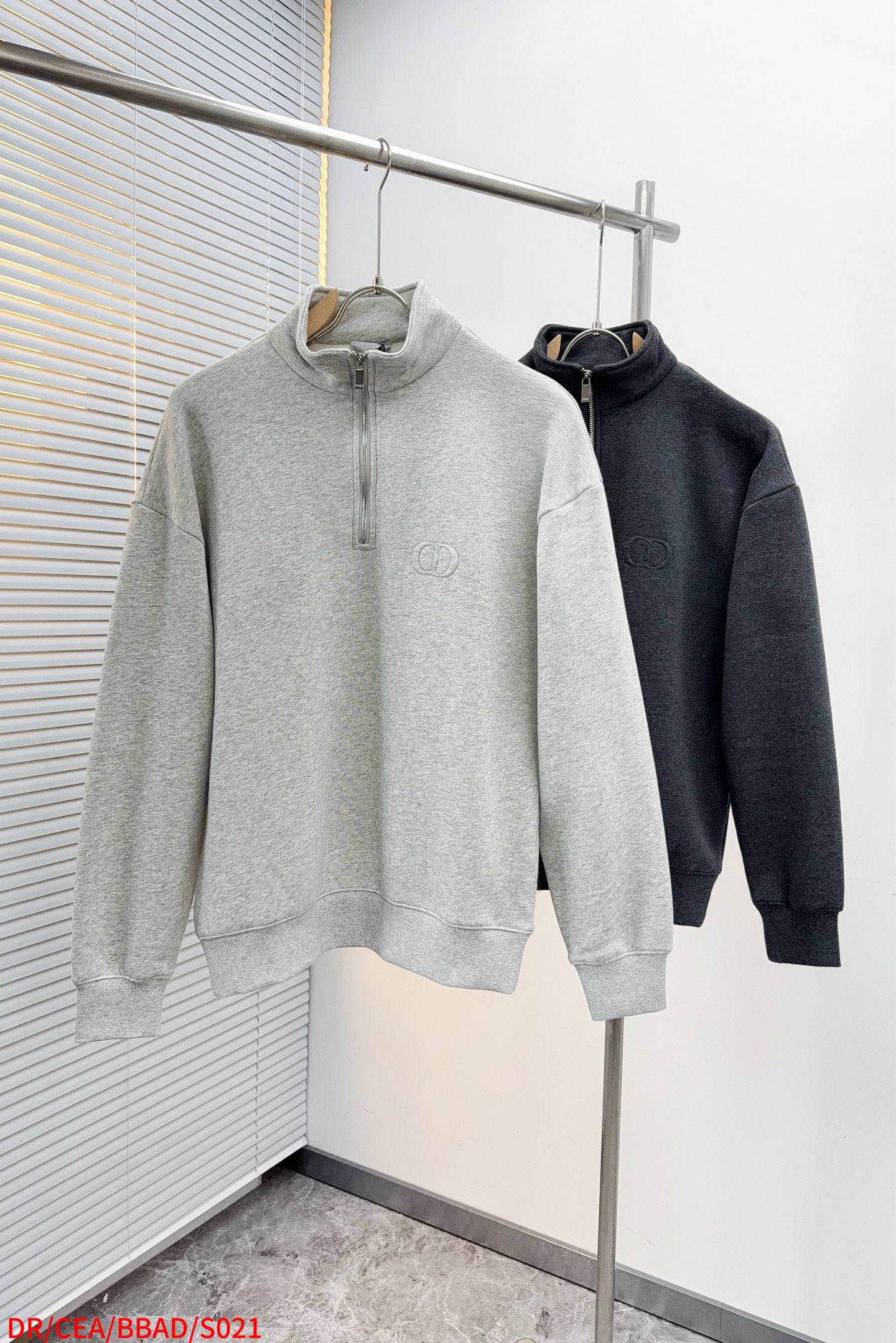 Dior Hoodie Cotton Gray S-m-l-xl