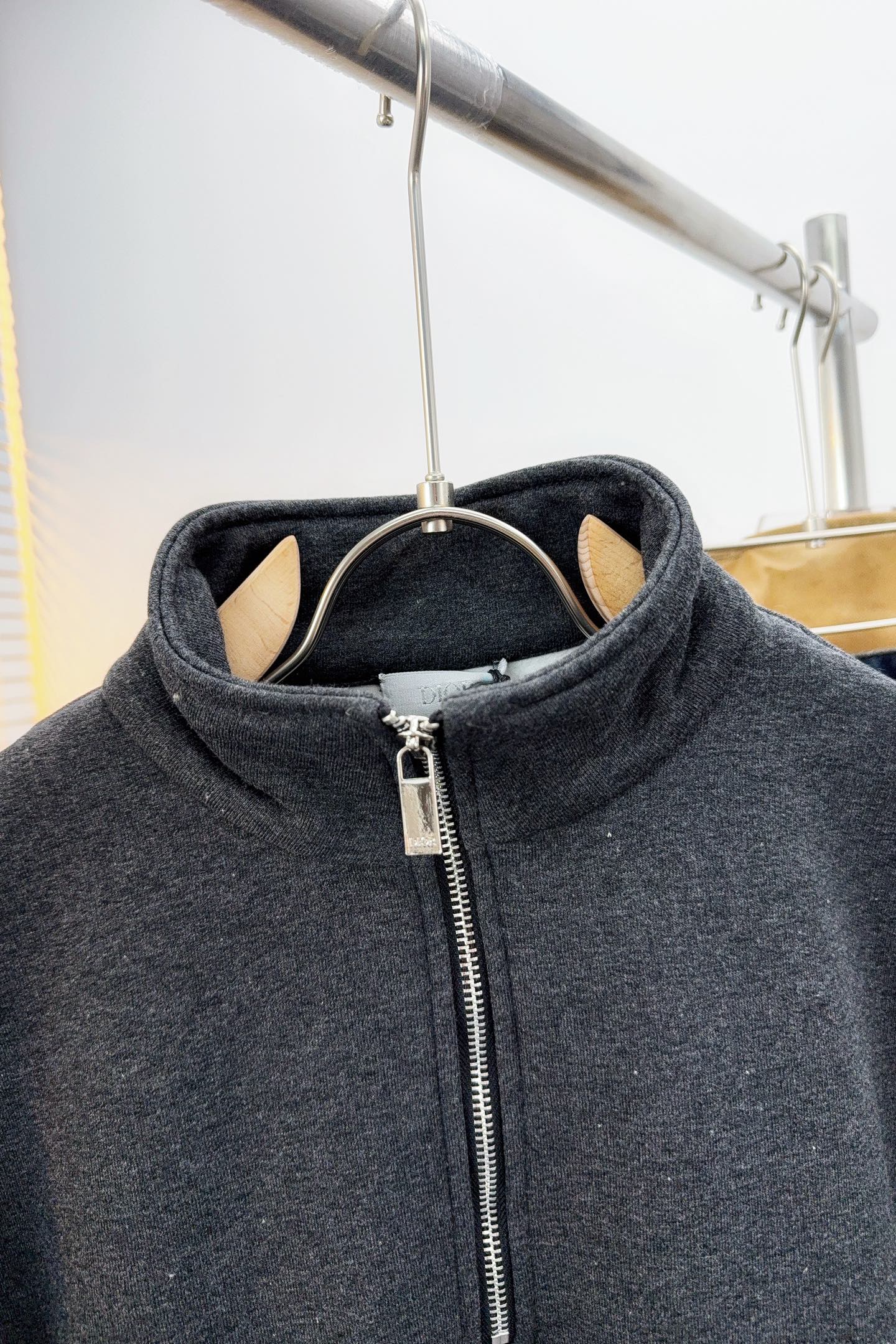 Dior Hoodie Cotton Gray S-m-l-xl