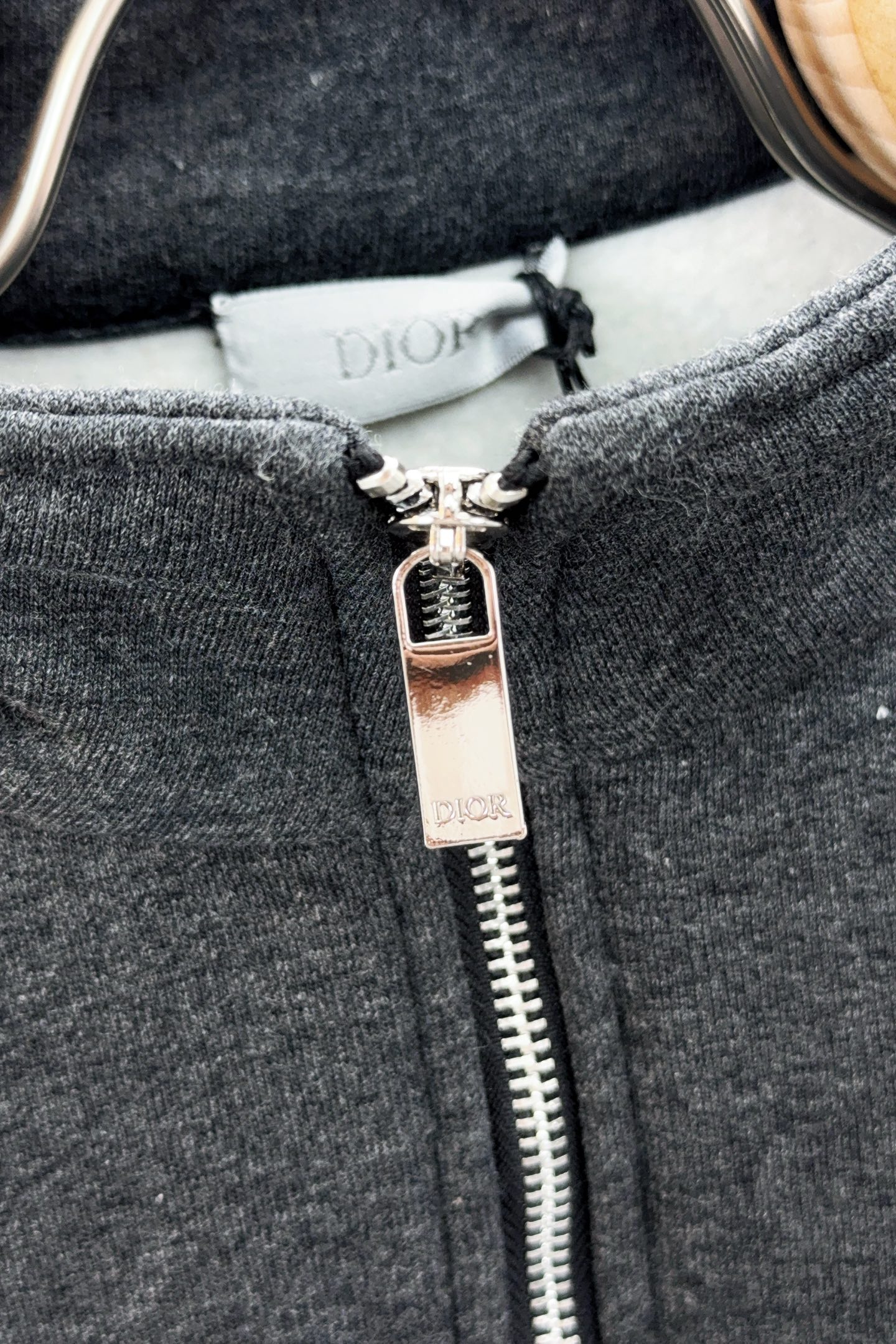 Dior Hoodie Cotton Gray S-m-l-xl