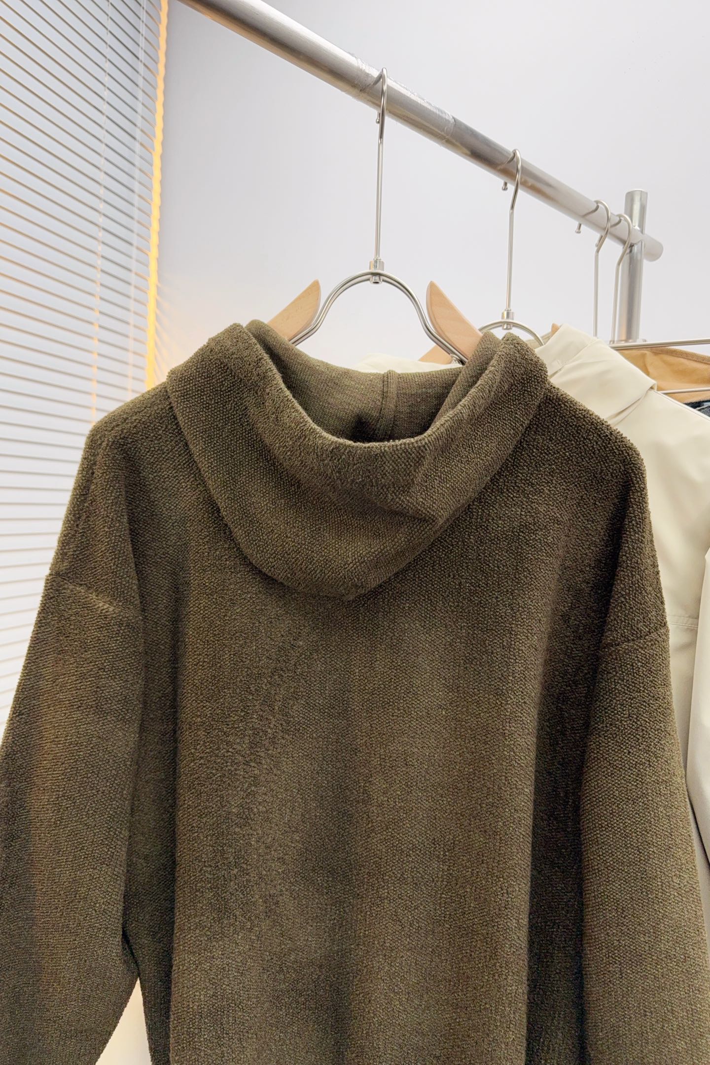 Loewe Couple Basic Clothing Wool Blue Loose Fit S-l-xl