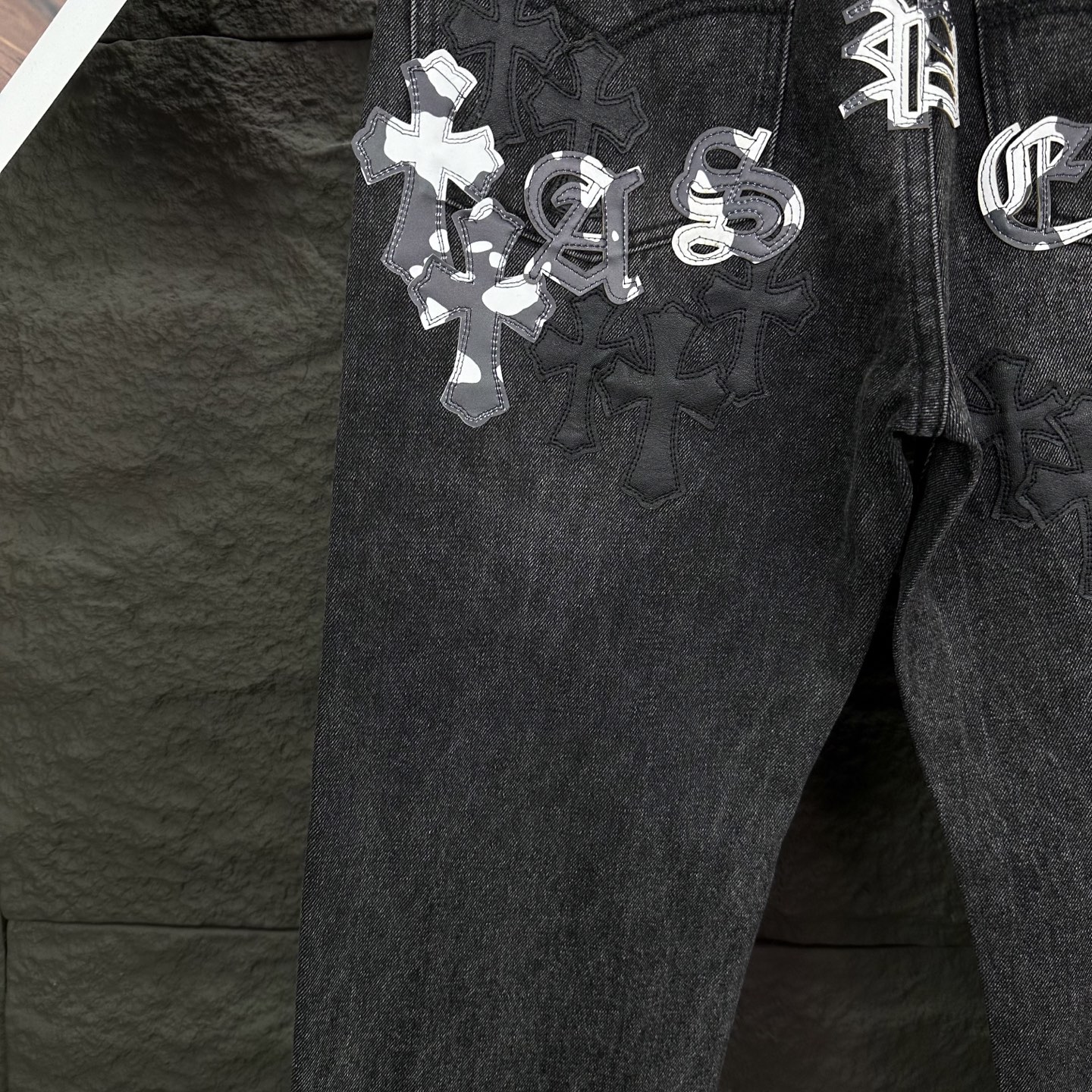 Chrome Hearts Couple Jeans Loose Fit