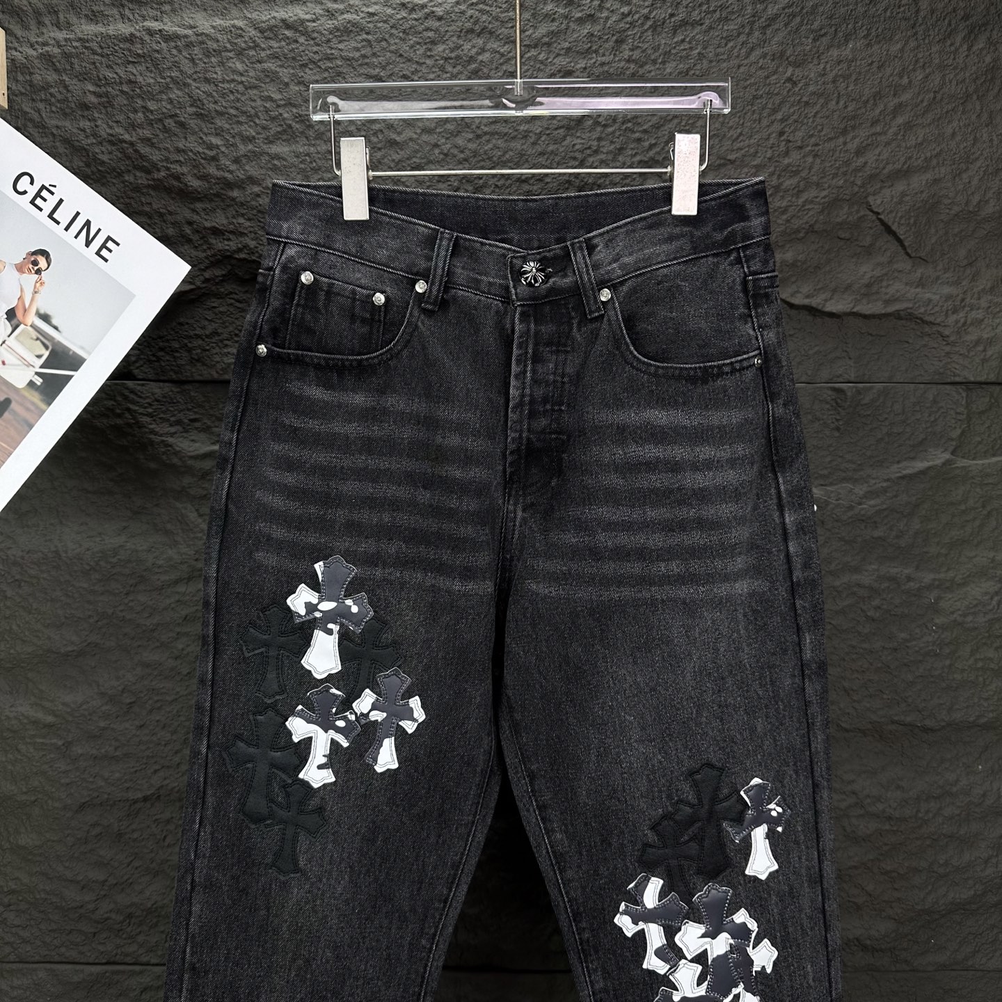 Chrome Hearts Couple Jeans Loose Fit