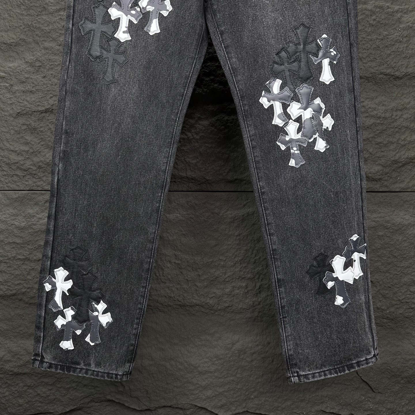Chrome Hearts Couple Jeans Loose Fit