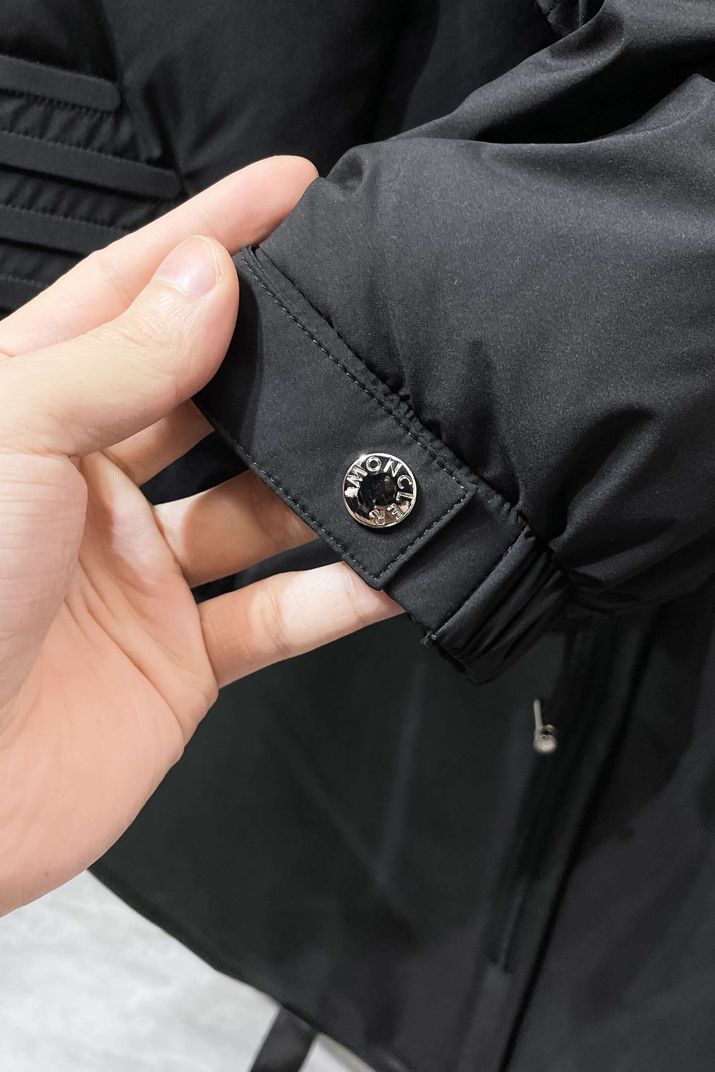 Moncler Male Down Jacket Goose Down Black Hooded S-m-l-xl