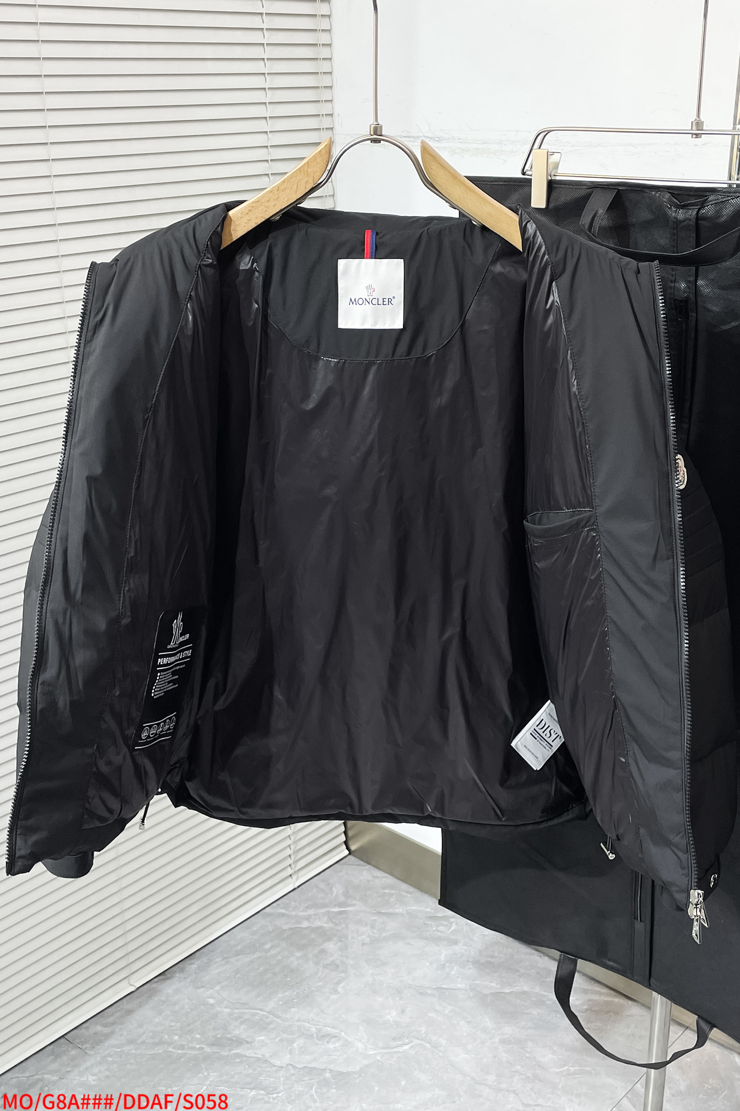 Moncler Male Down Jacket Goose Down Black Hooded S-m-l-xl