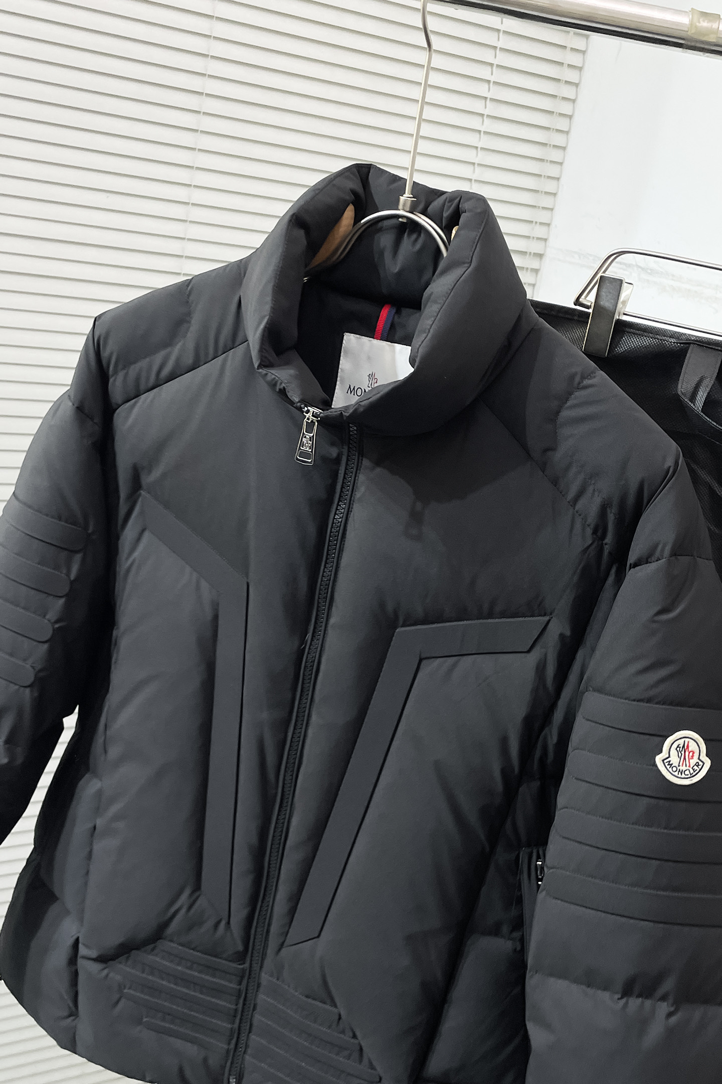 Moncler Male Down Jacket Goose Down Black Hooded S-m-l-xl