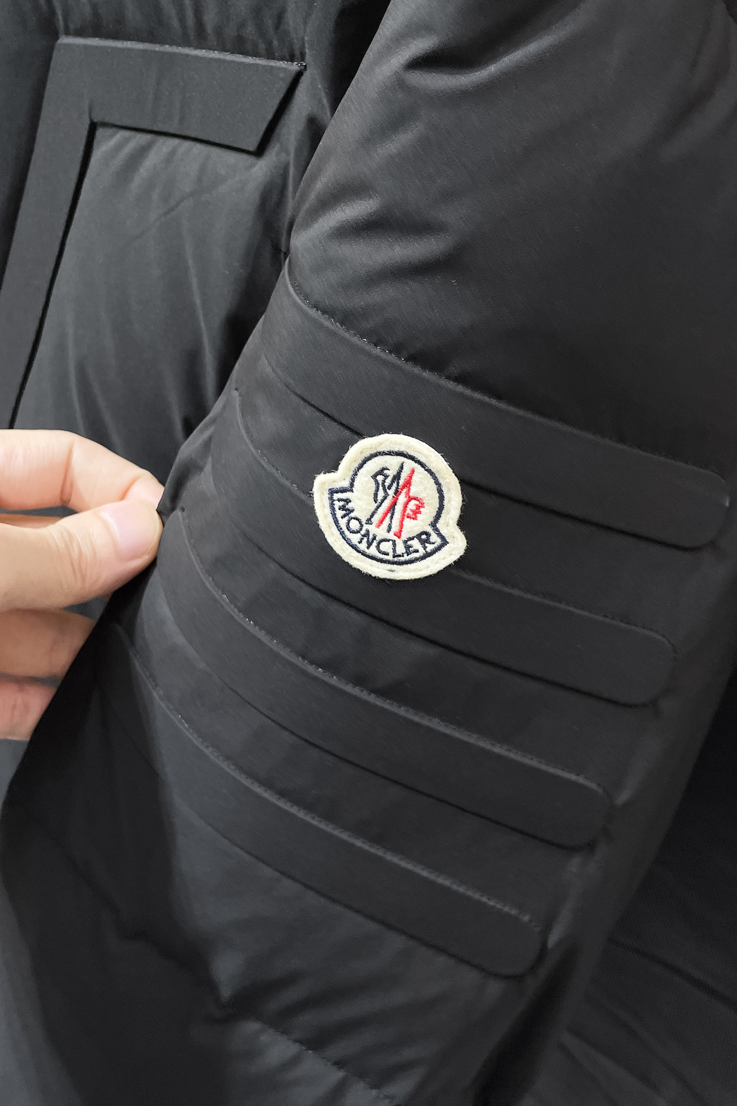 Moncler Male Down Jacket Goose Down Black Hooded S-m-l-xl