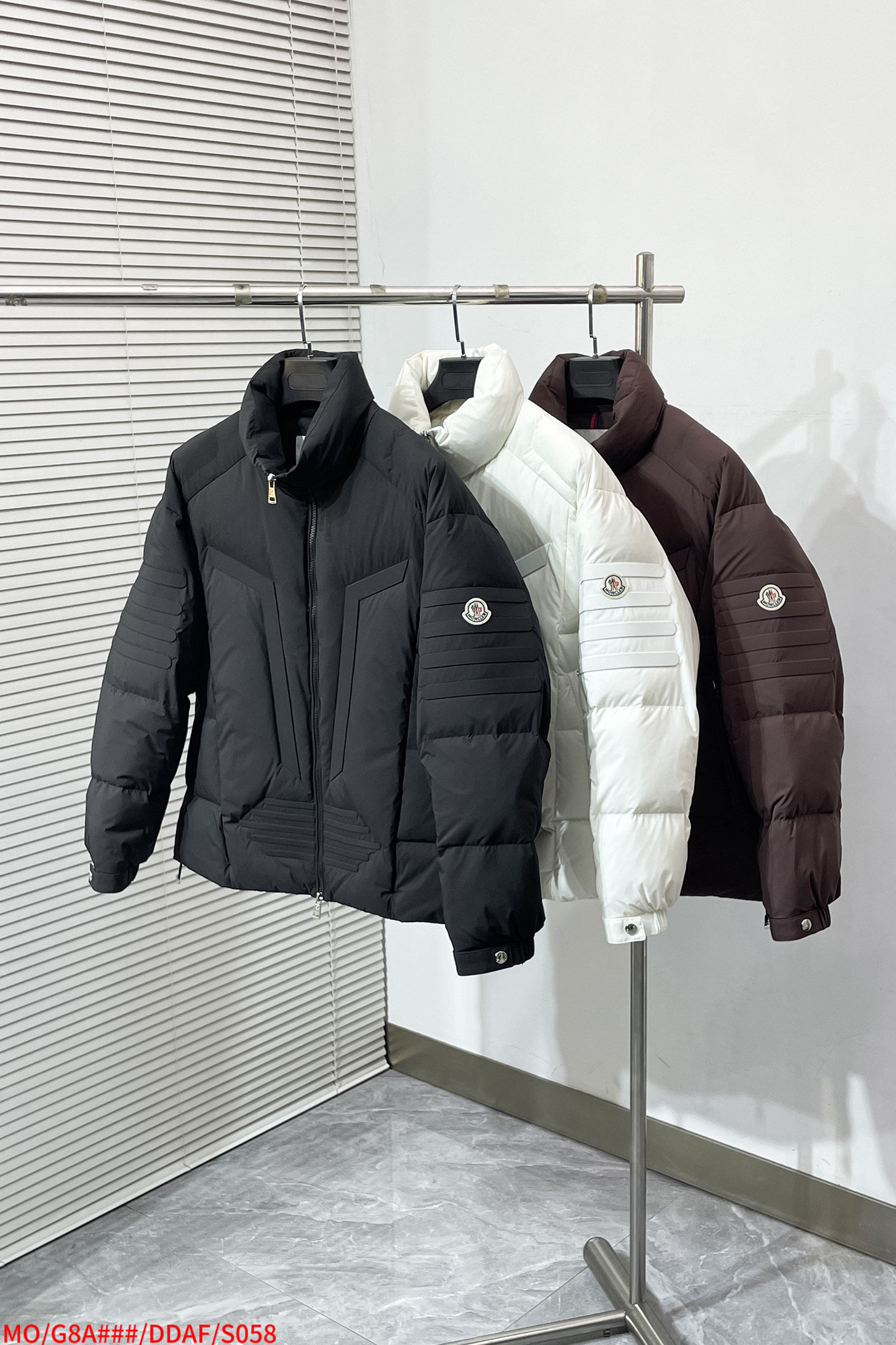 Moncler Male Down Jacket Goose Down Black Hooded S-m-l-xl