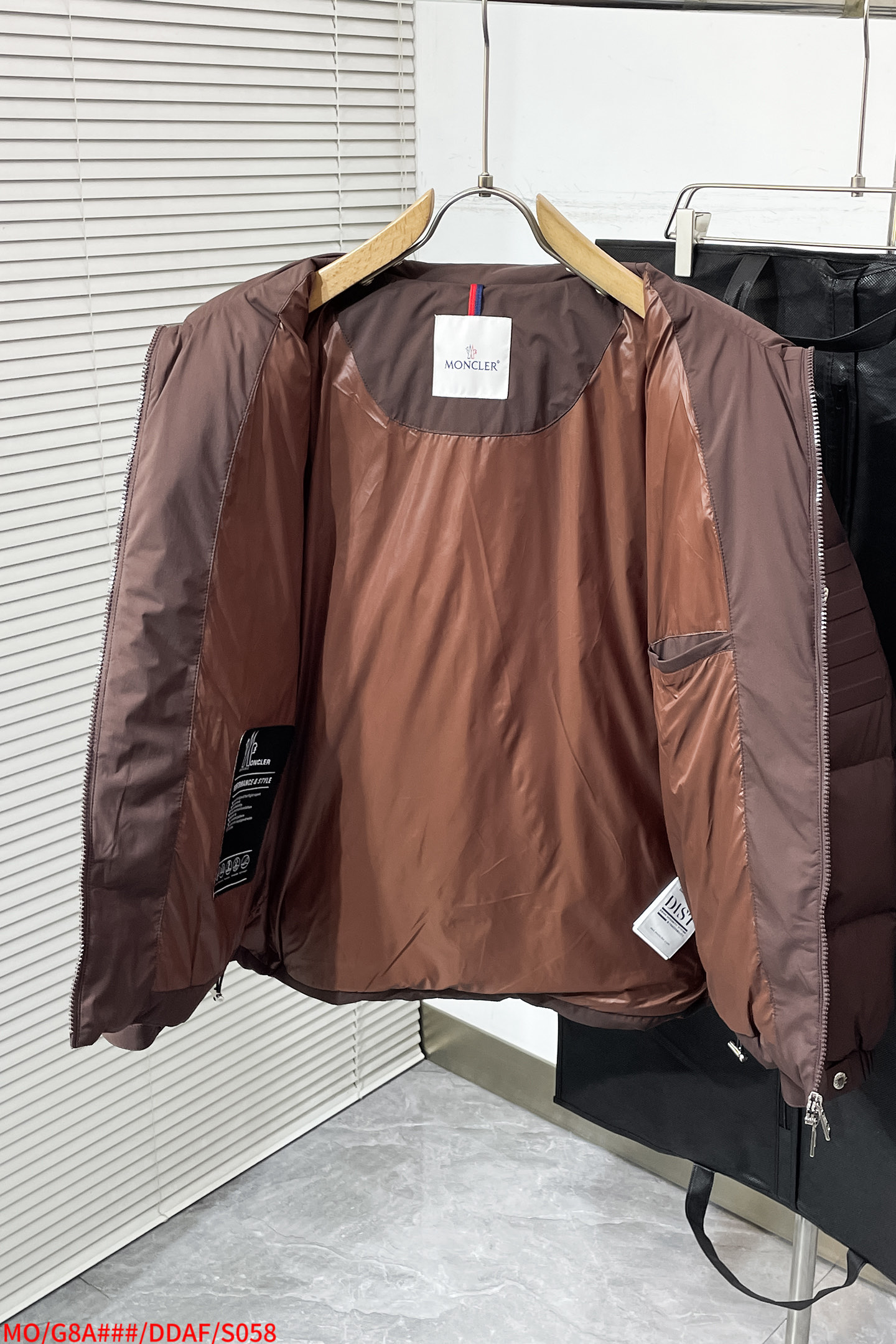 Moncler Male Down Jacket Goose Down Black Hooded S-m-l-xl