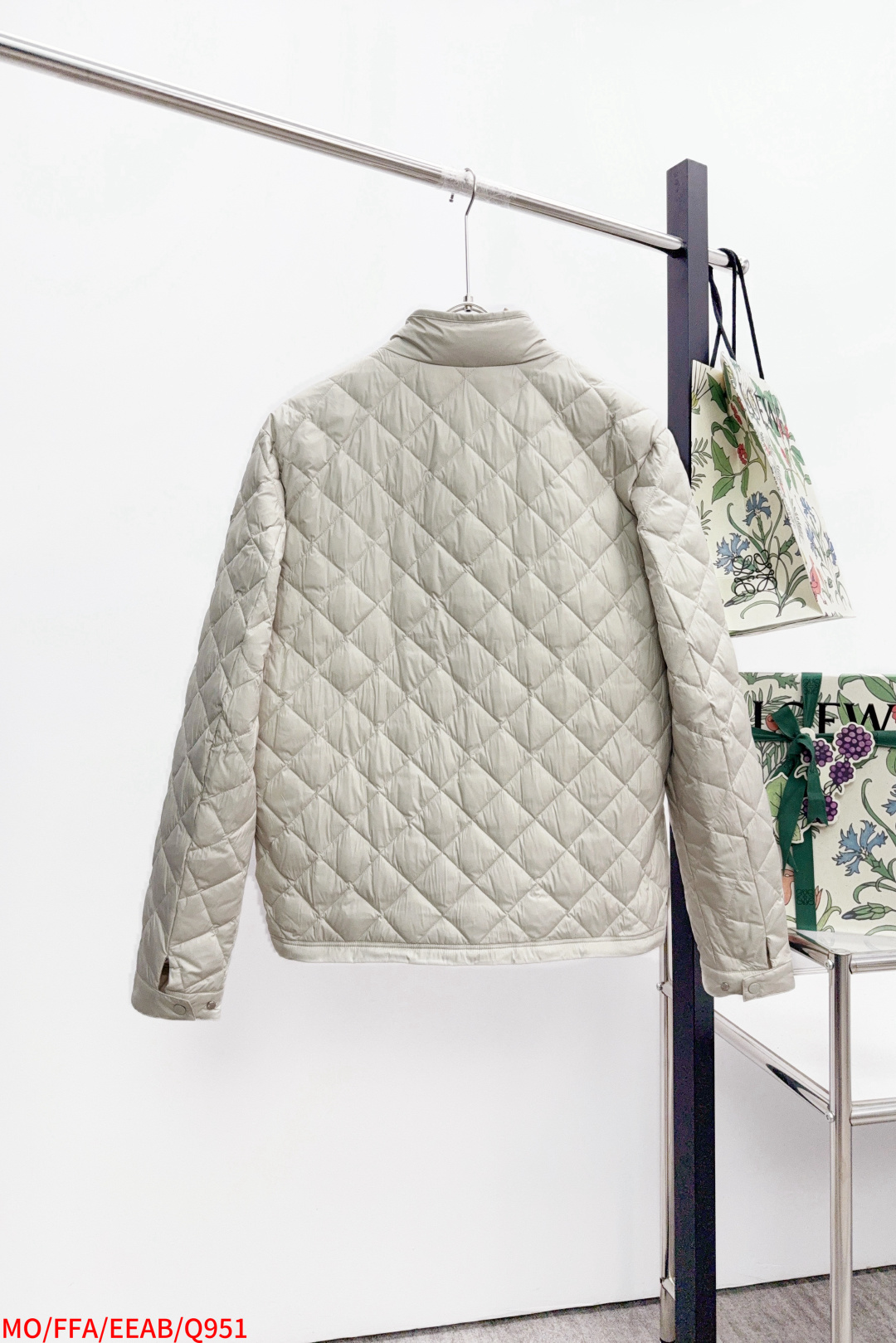 Moncler Male Down Jacket White Duck Down Black M-l