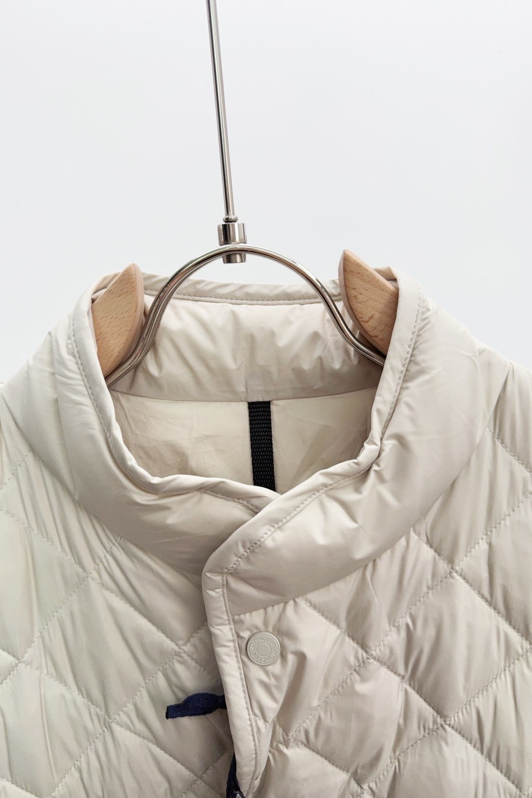Moncler Male Down Jacket White Duck Down Black M-l
