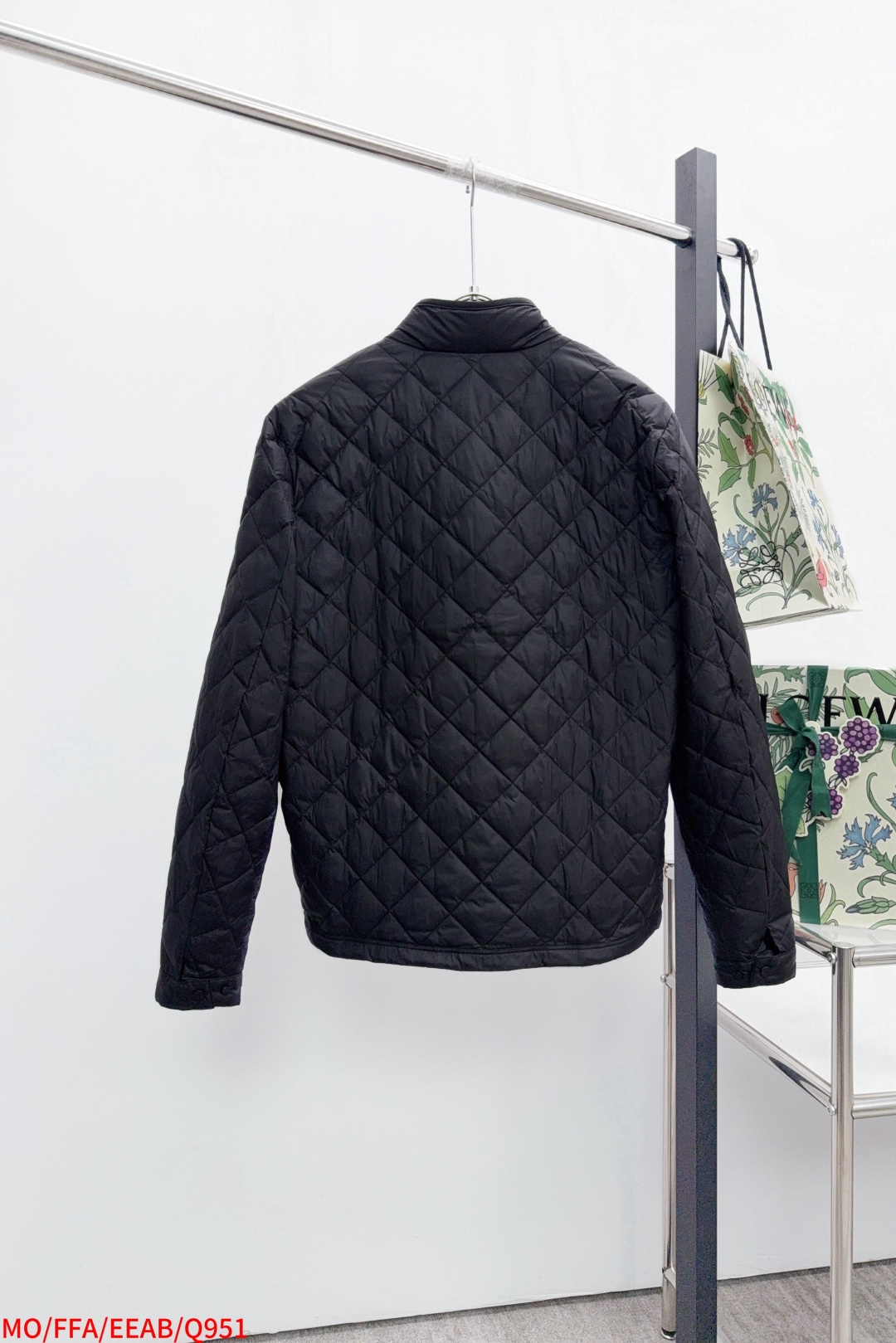 Moncler Male Down Jacket White Duck Down Black M-l