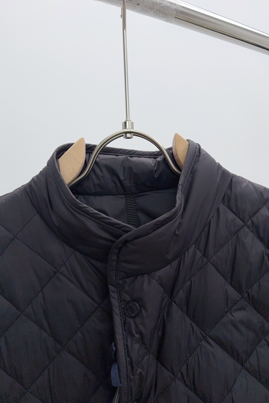 Moncler Male Down Jacket White Duck Down Black M-l