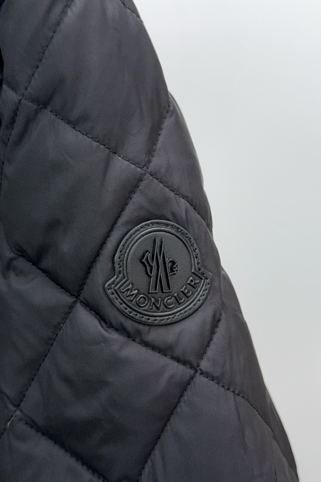 Moncler Male Down Jacket White Duck Down Black M-l