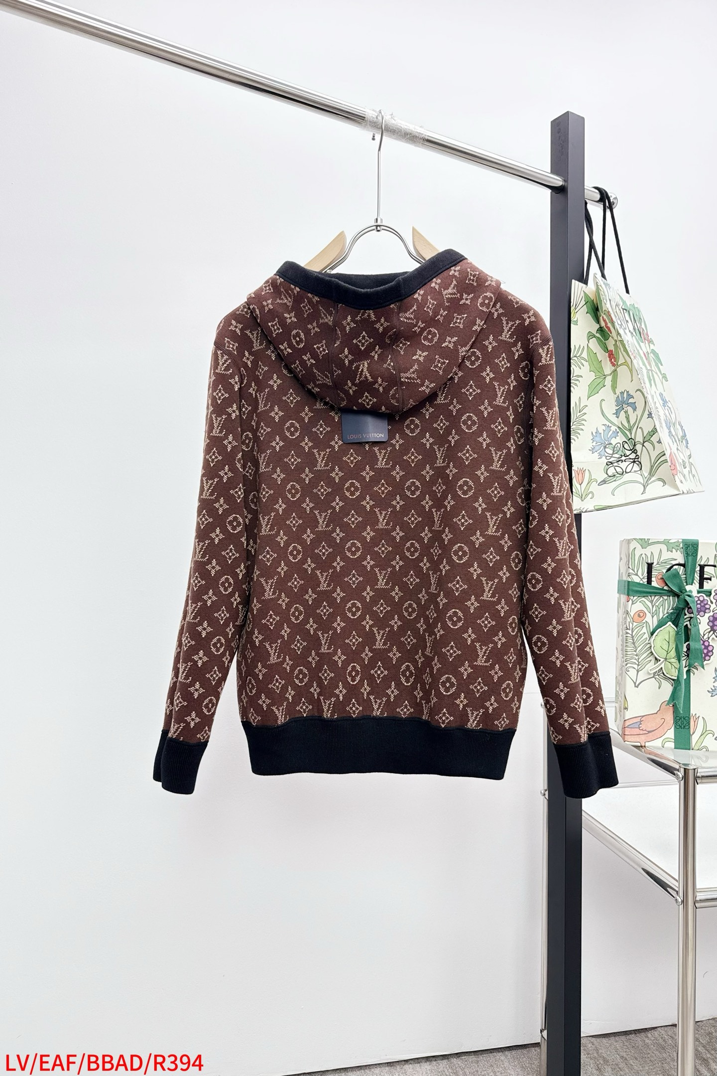 Louis Vuitton Basic Clothing Cotton Black Hooded S-m-l-xl