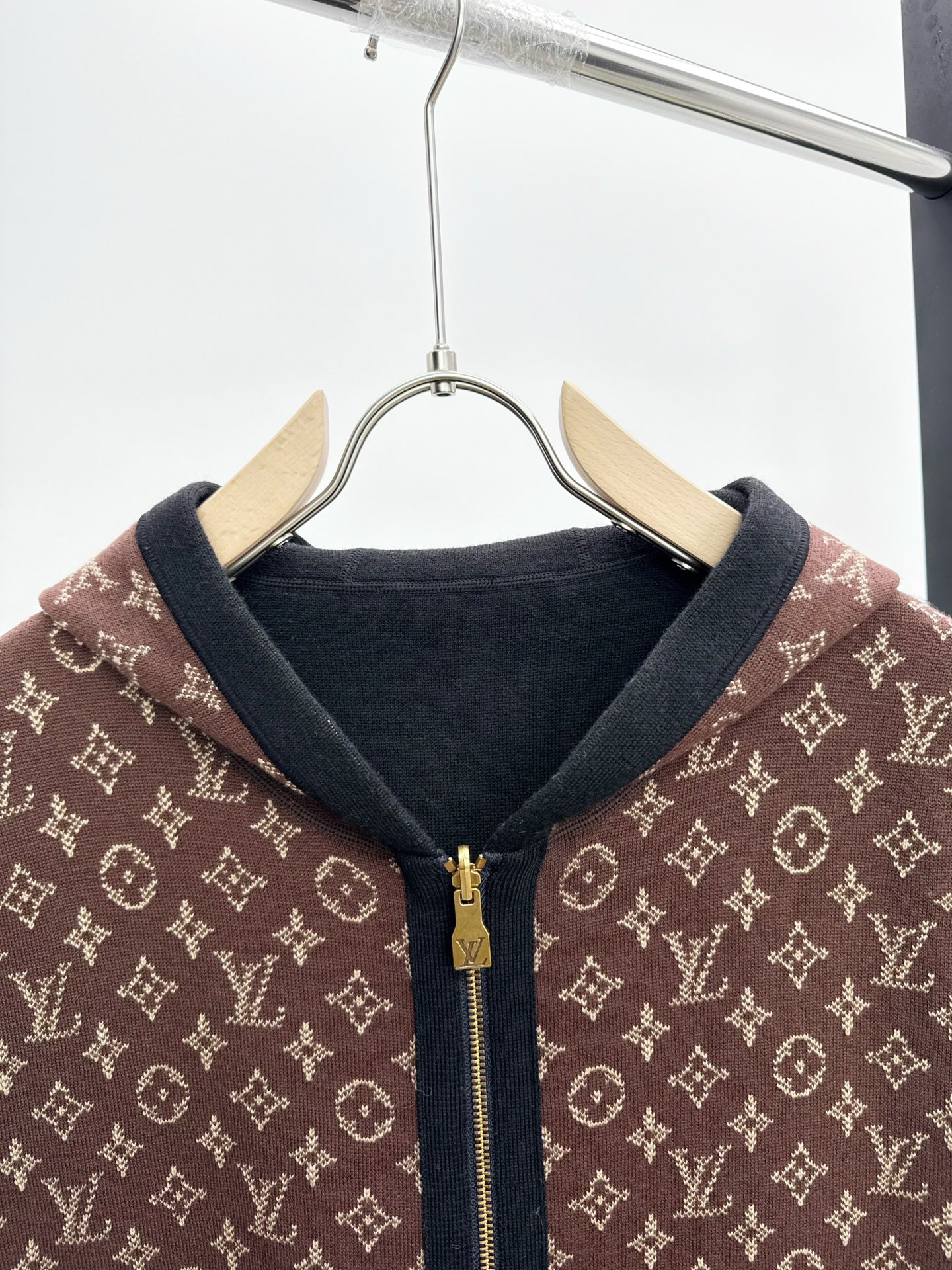 Louis Vuitton Basic Clothing Cotton Black Hooded S-m-l-xl