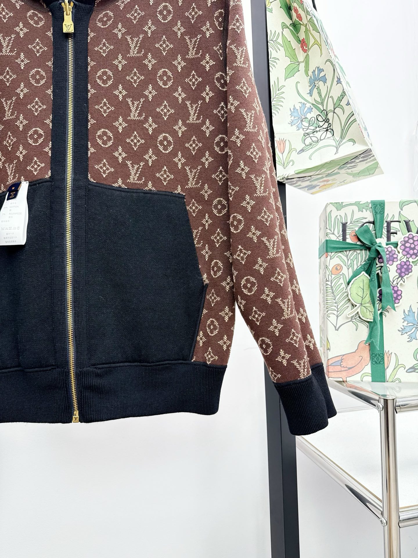 Louis Vuitton Basic Clothing Cotton Black Hooded S-m-l-xl