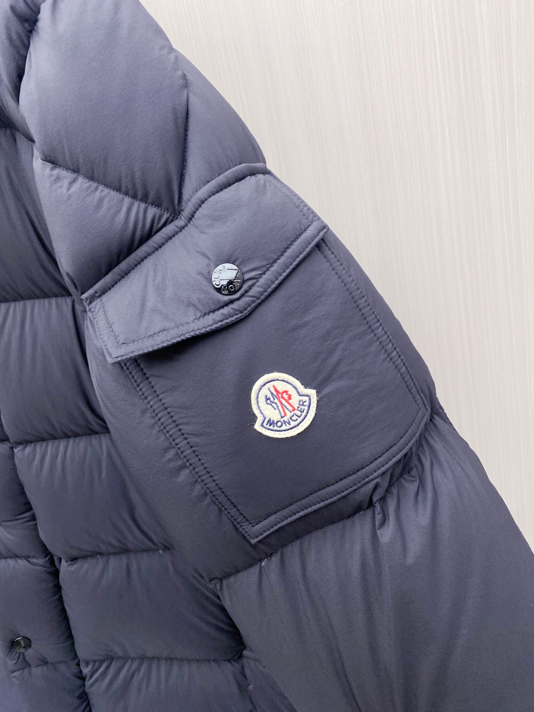Moncler Down Jacket Polyester Black S-m-l