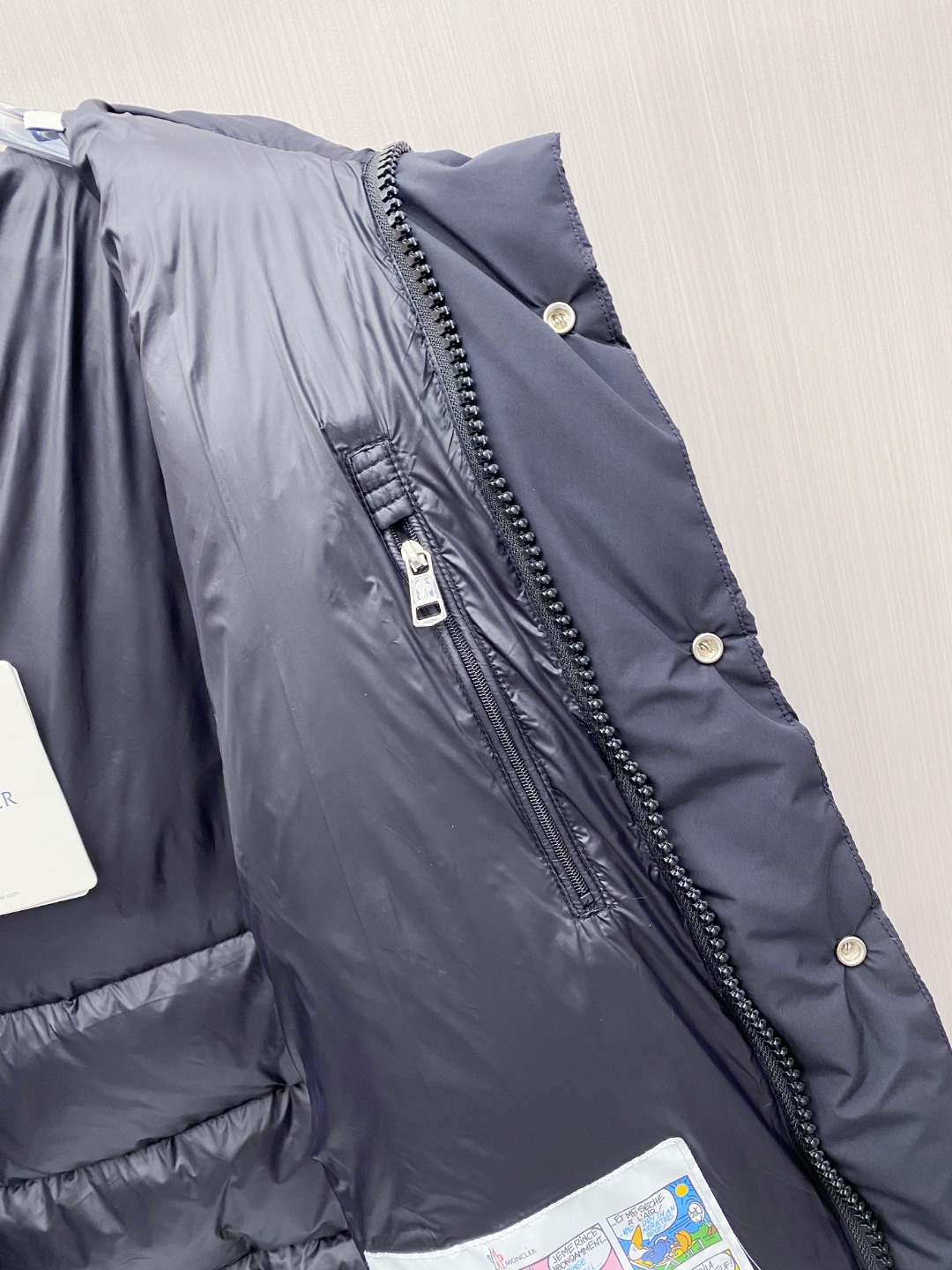 Moncler Down Jacket Polyester Black S-m-l