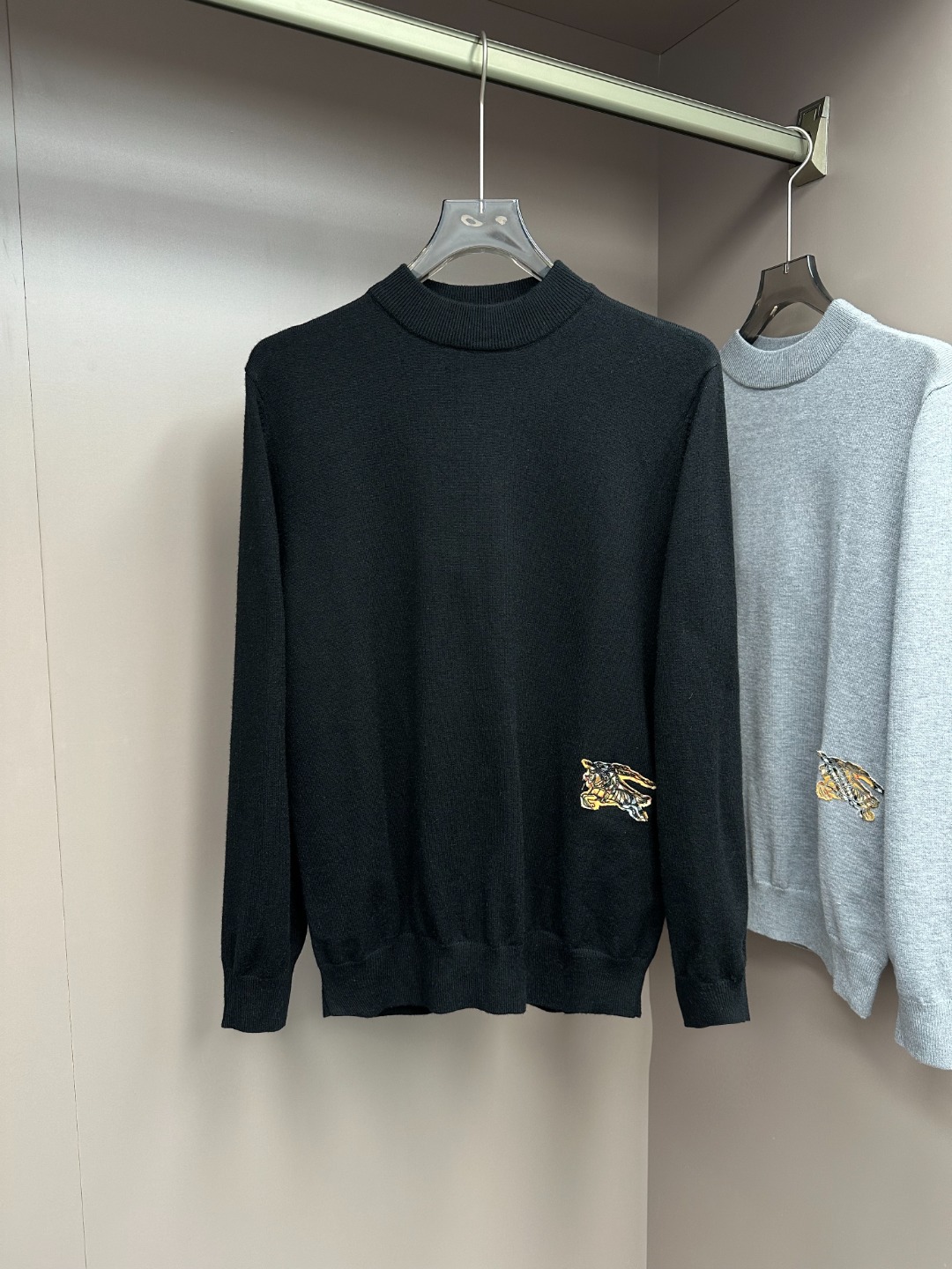 Burberry Male Basic Clothing Wool Black M-l-xl-xxl-xxxl