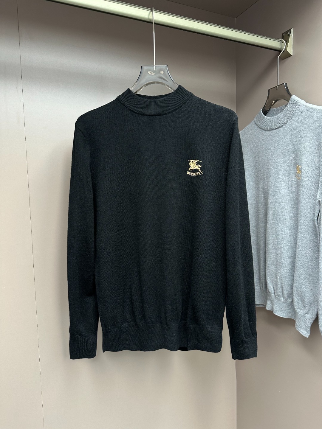 Burberry Basic Clothing Wool Black M-l-xl-xxl-xxxl
