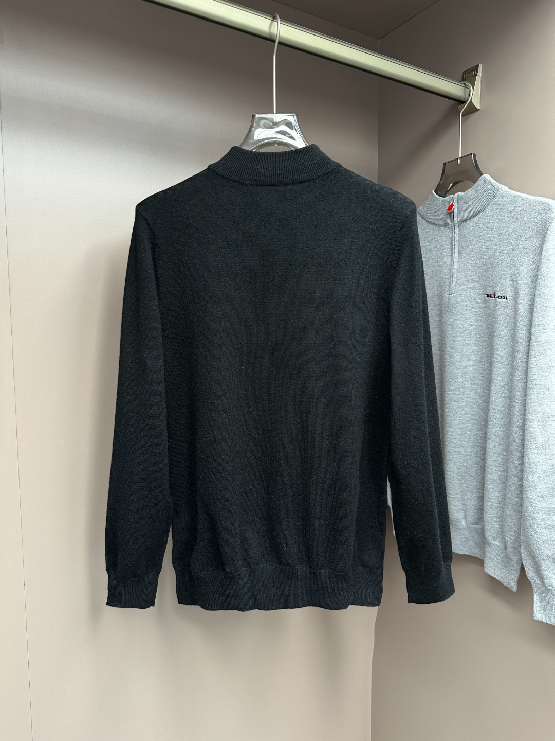 Kiton Male Basic Clothing Wool Black M-l-xl-xxl-xxxl