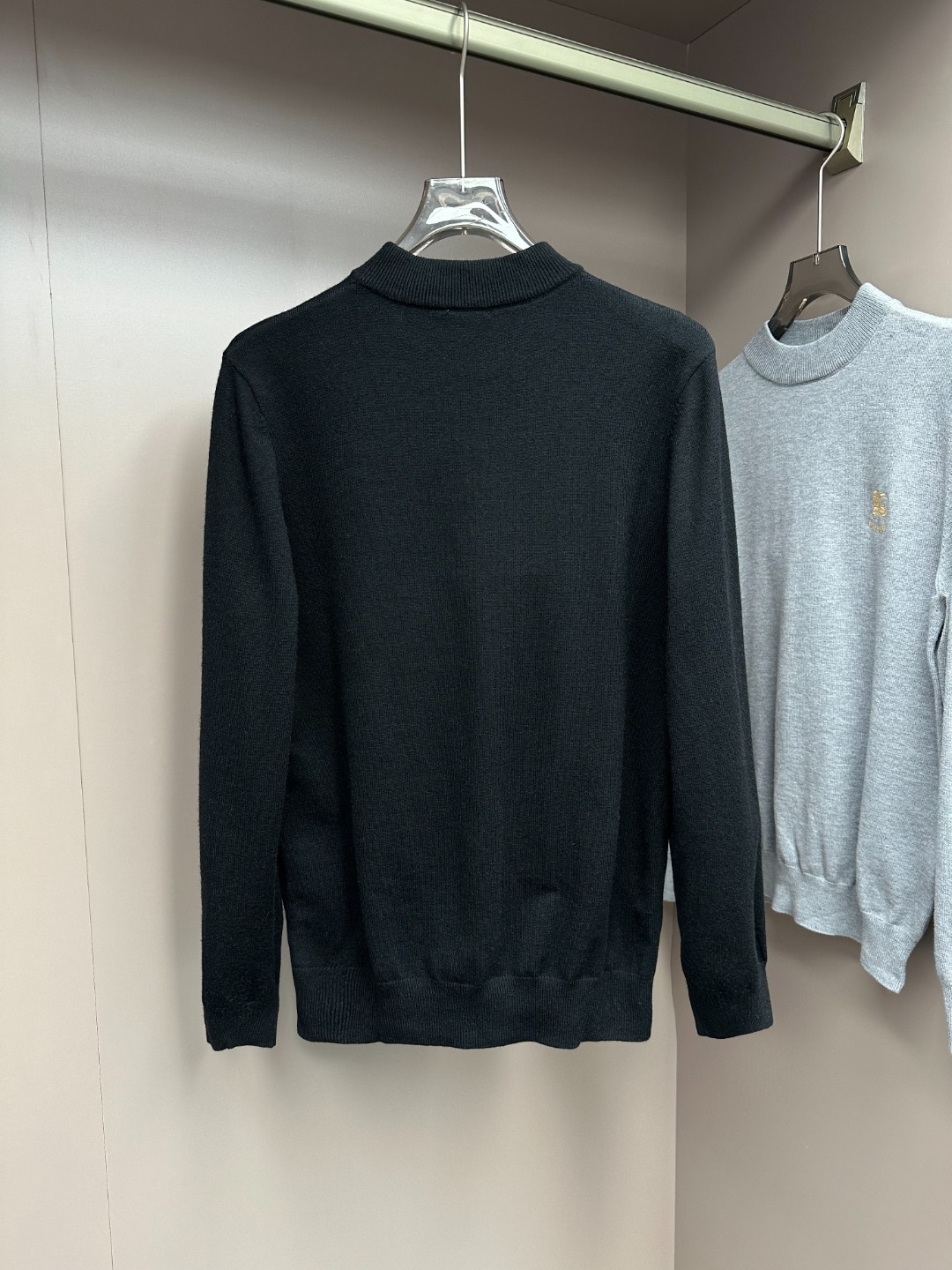 Burberry Basic Clothing Wool Black M-l-xl-xxl-xxxl