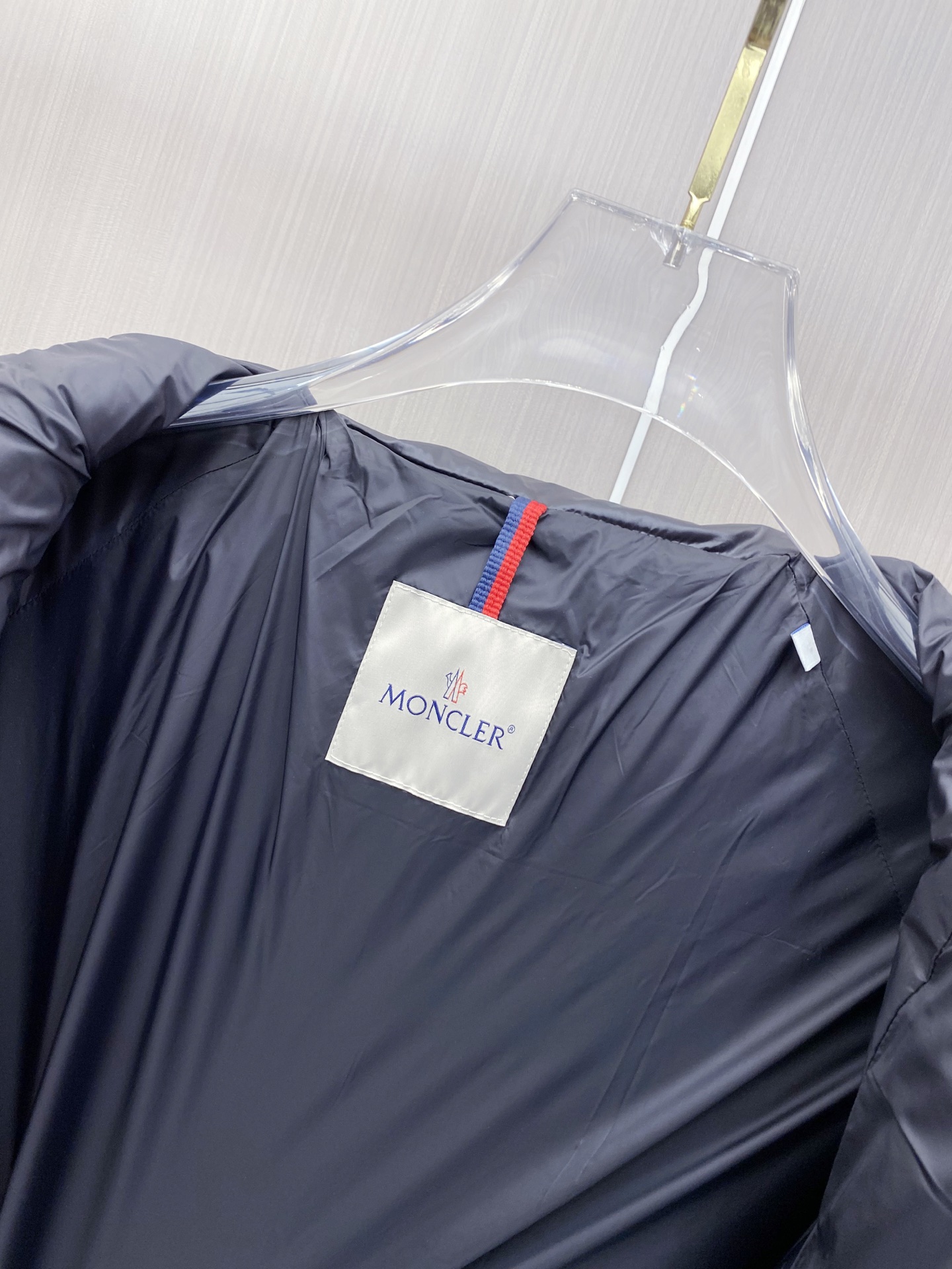 Moncler Couple Down Jacket Goose Down Black Loose Fit M-l