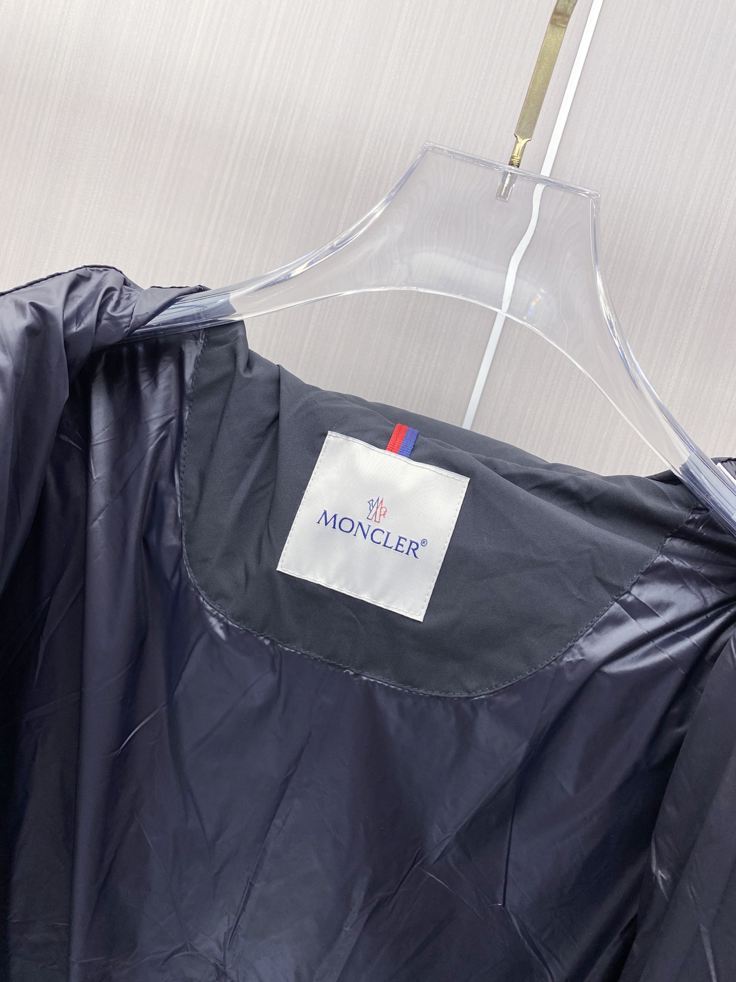 Moncler Male Down Jacket White Duck Down Black S-m-l