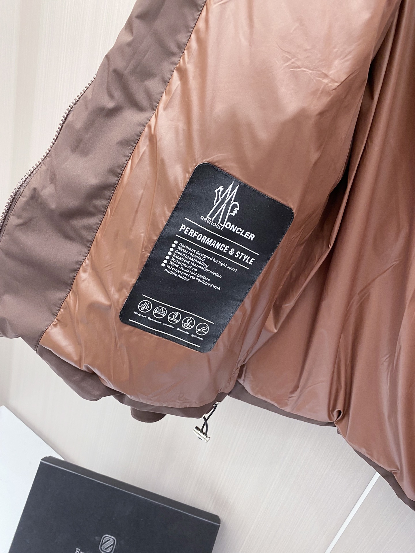 Moncler Male Down Jacket White Duck Down Black S-m-l