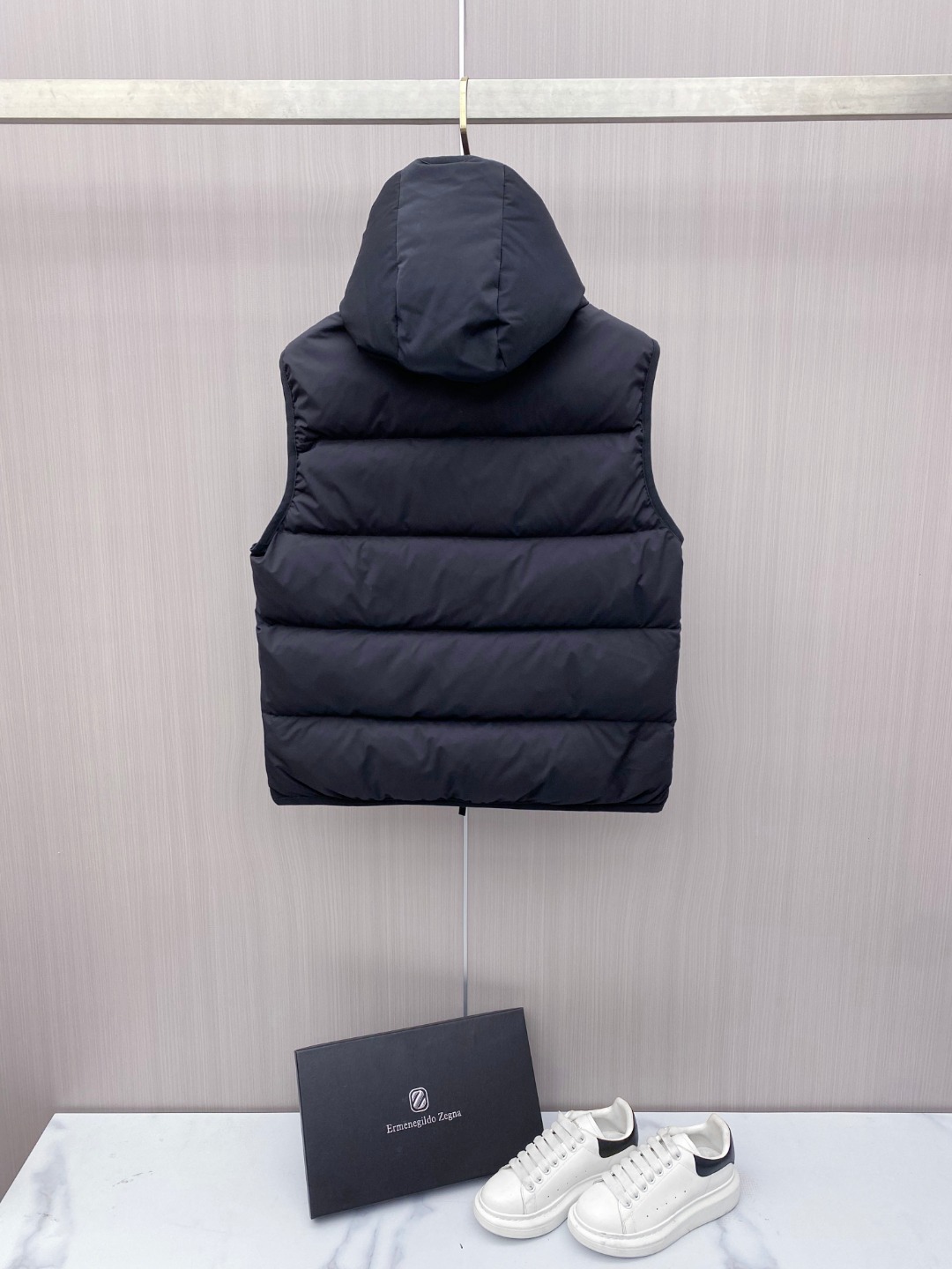 Moncler Male Down Vest Goose Down Black S-m-l