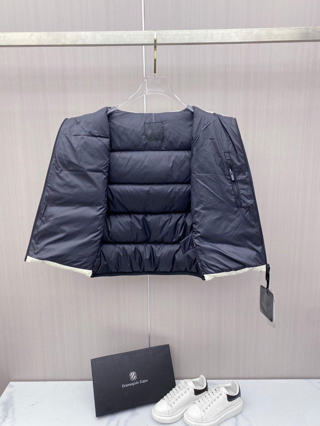 Moncler Male Down Vest Goose Down Black S-m-l