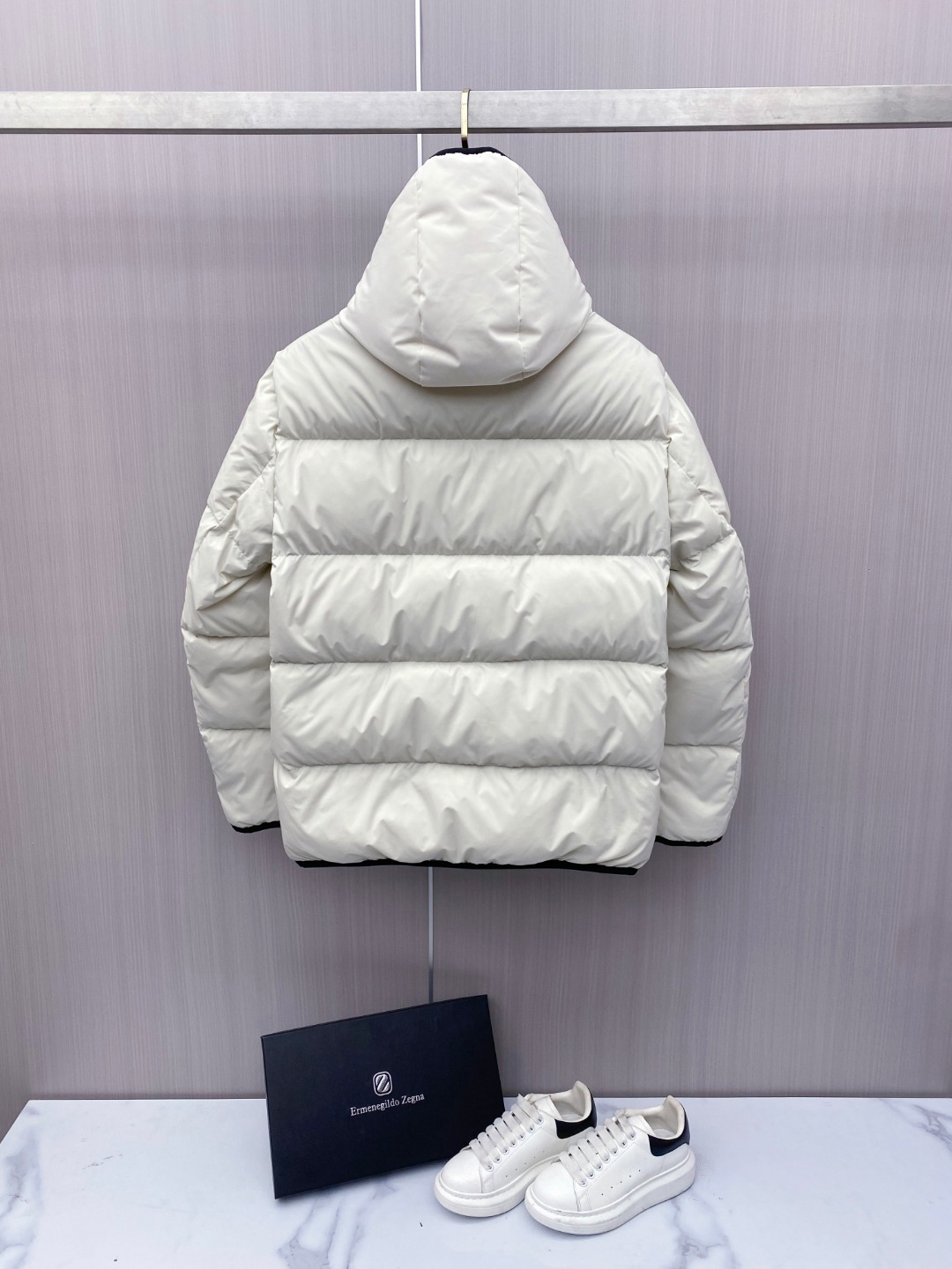 Moncler Male Jacket Goose Down Black Hooded S-m-l