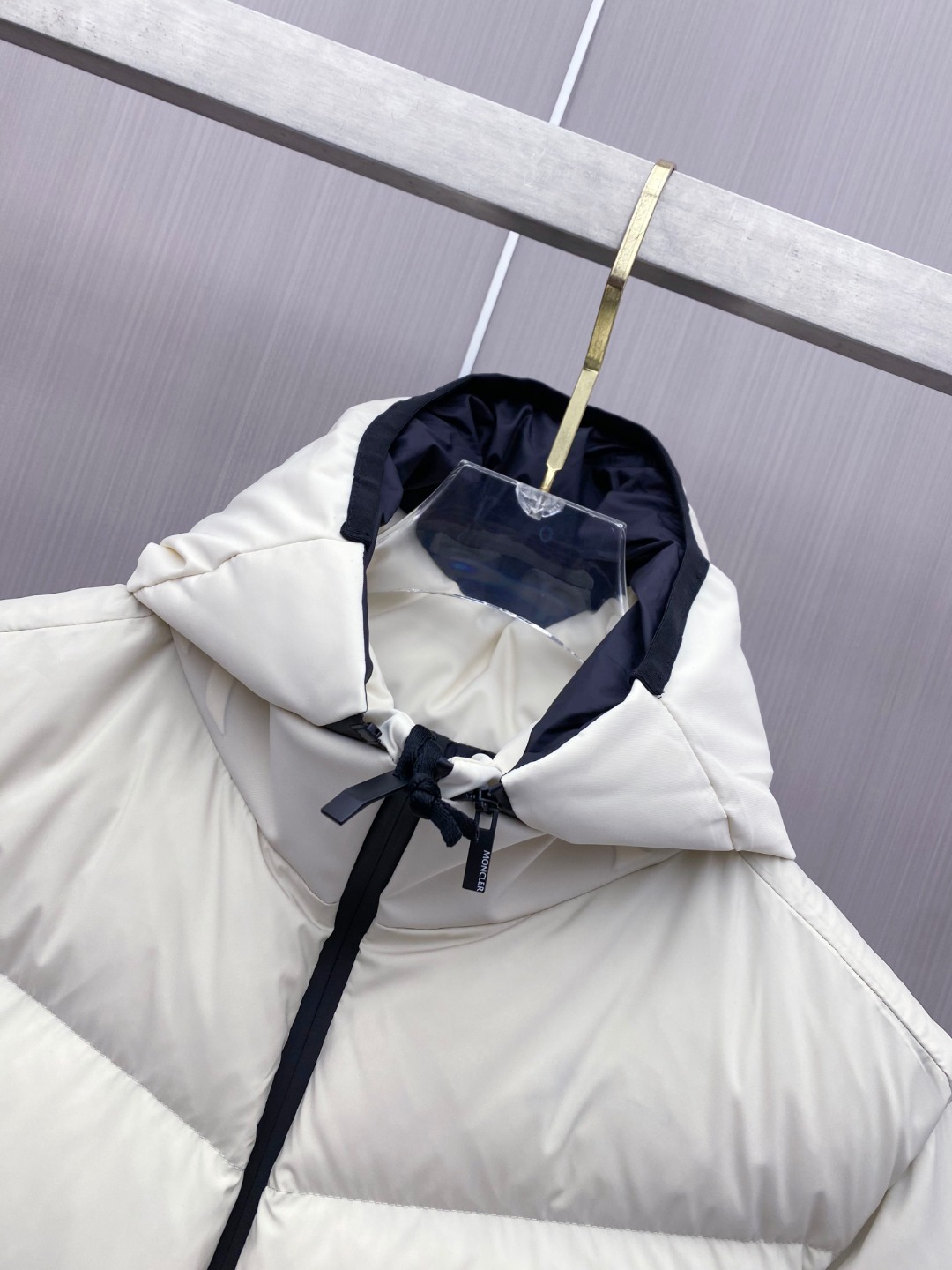 Moncler Male Jacket Goose Down Black Hooded S-m-l